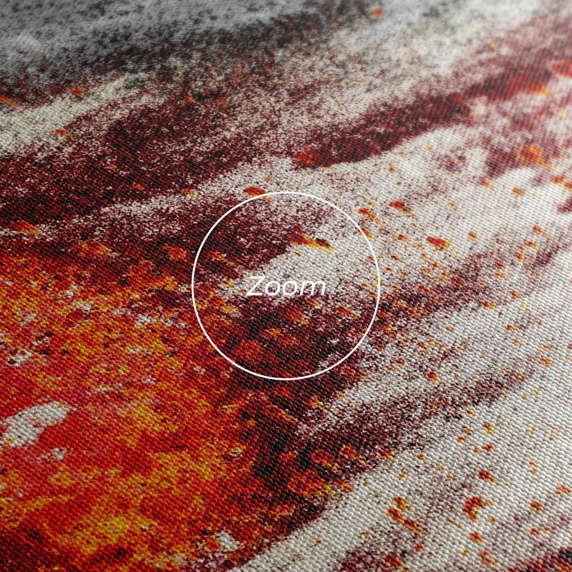 Leinwandbild Burning Sign mockup 3