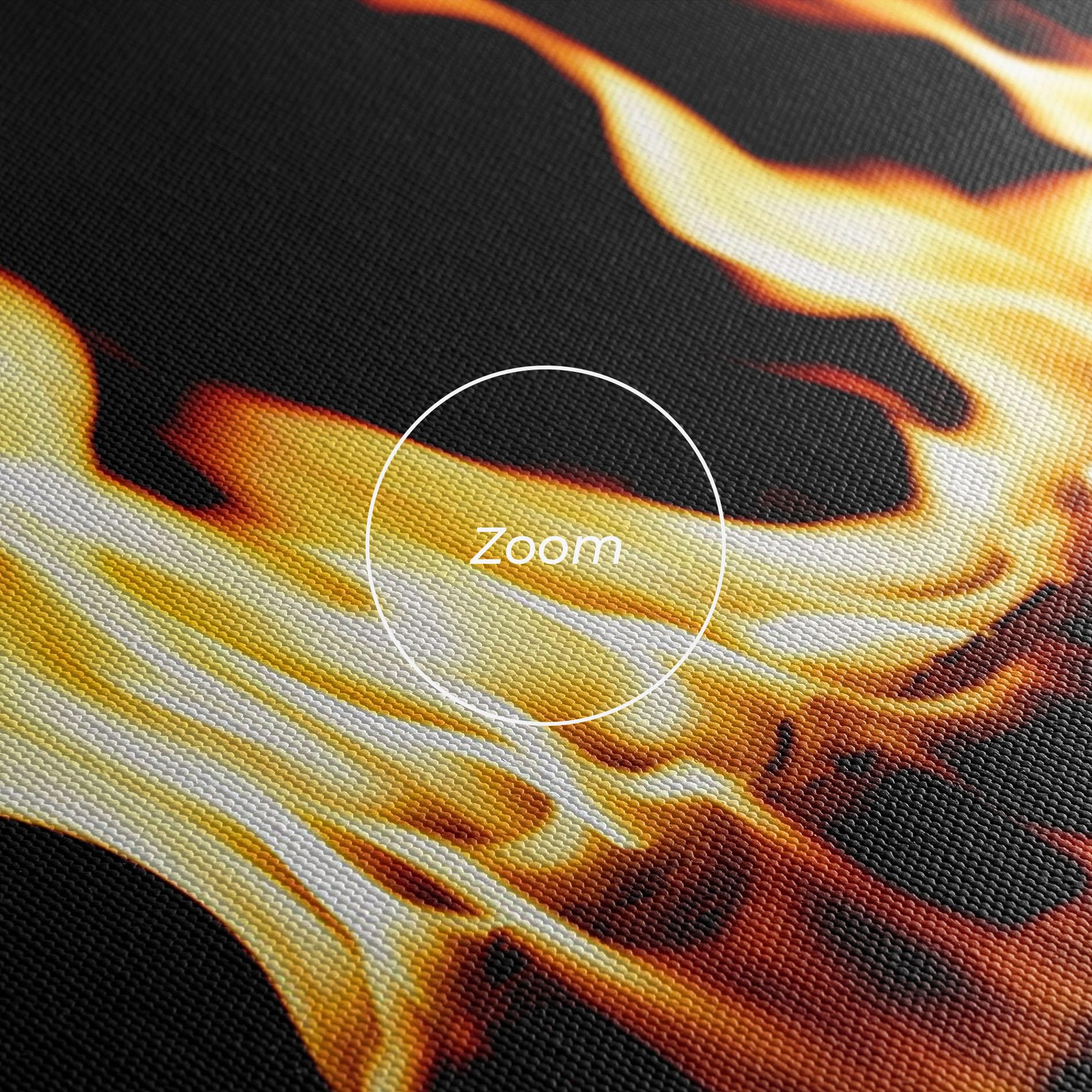 Leinwandbild Calm Fire mockup 3