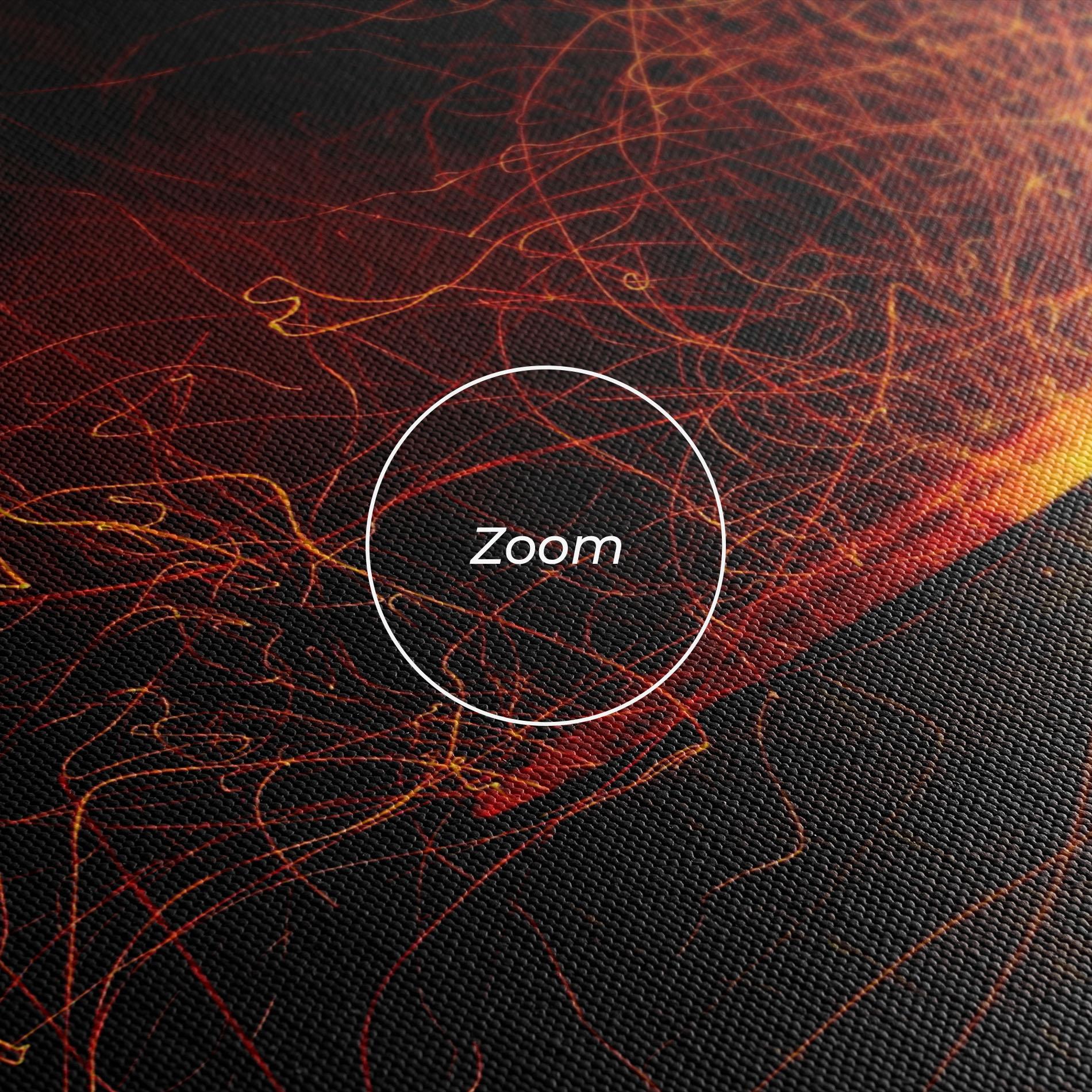 Leinwandbild Fire Drawing Effect mockup 3