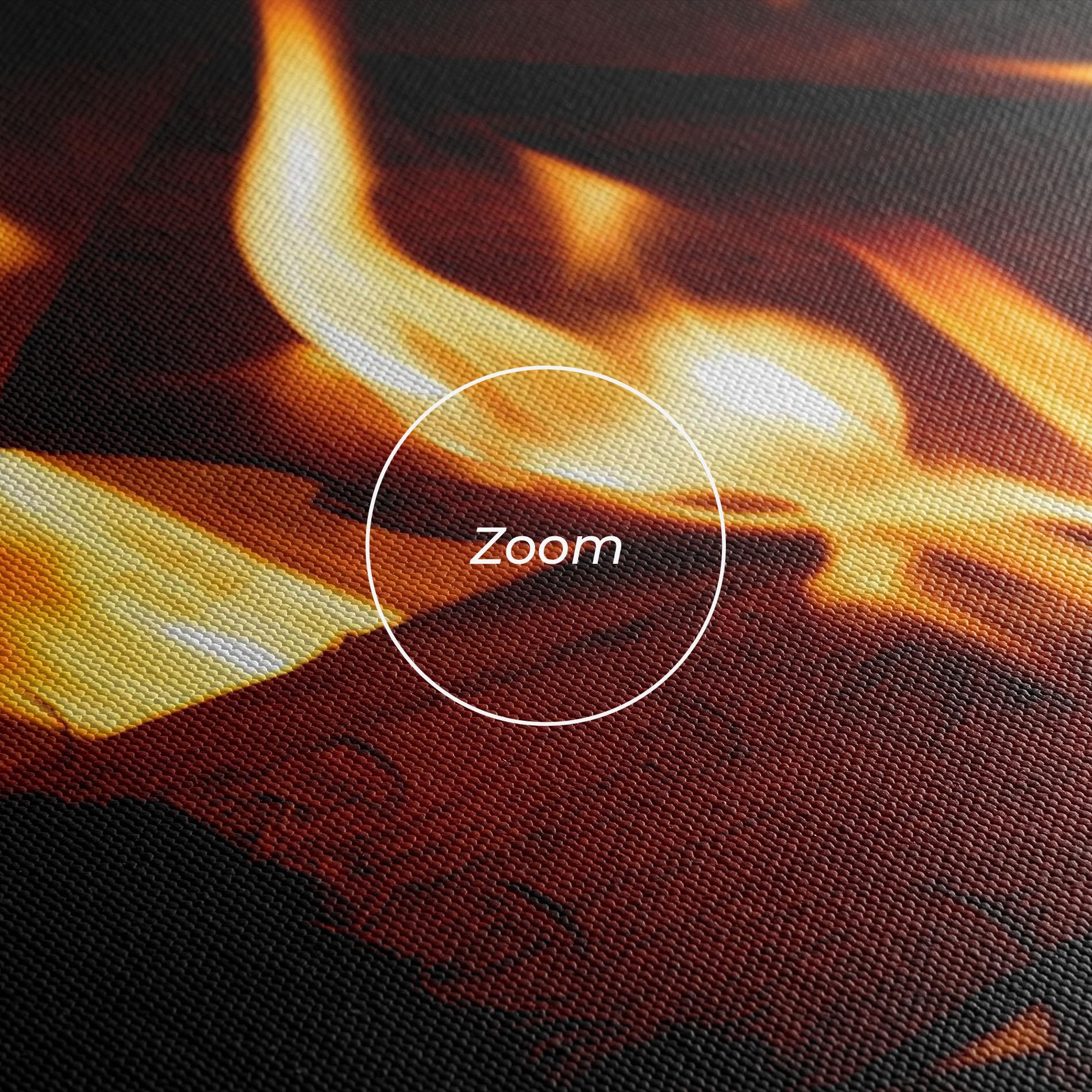 Leinwandbild Fire Wood View mockup 3