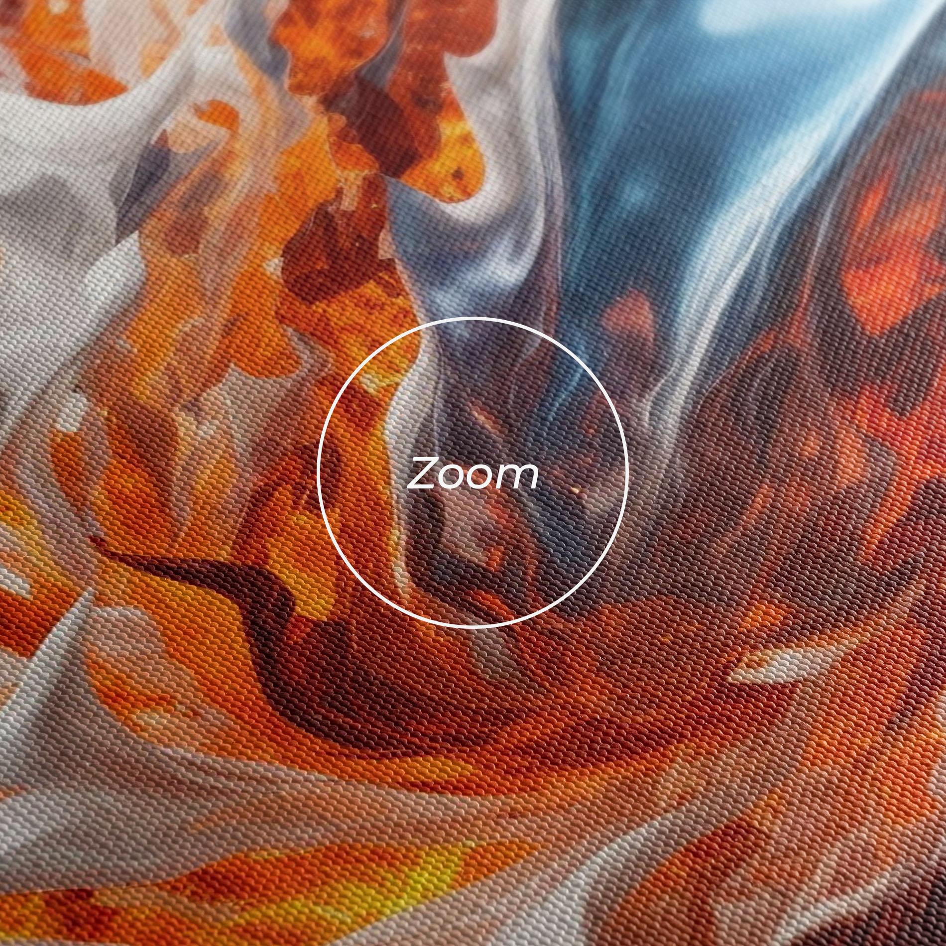 Leinwandbild Flame Rase mockup 3