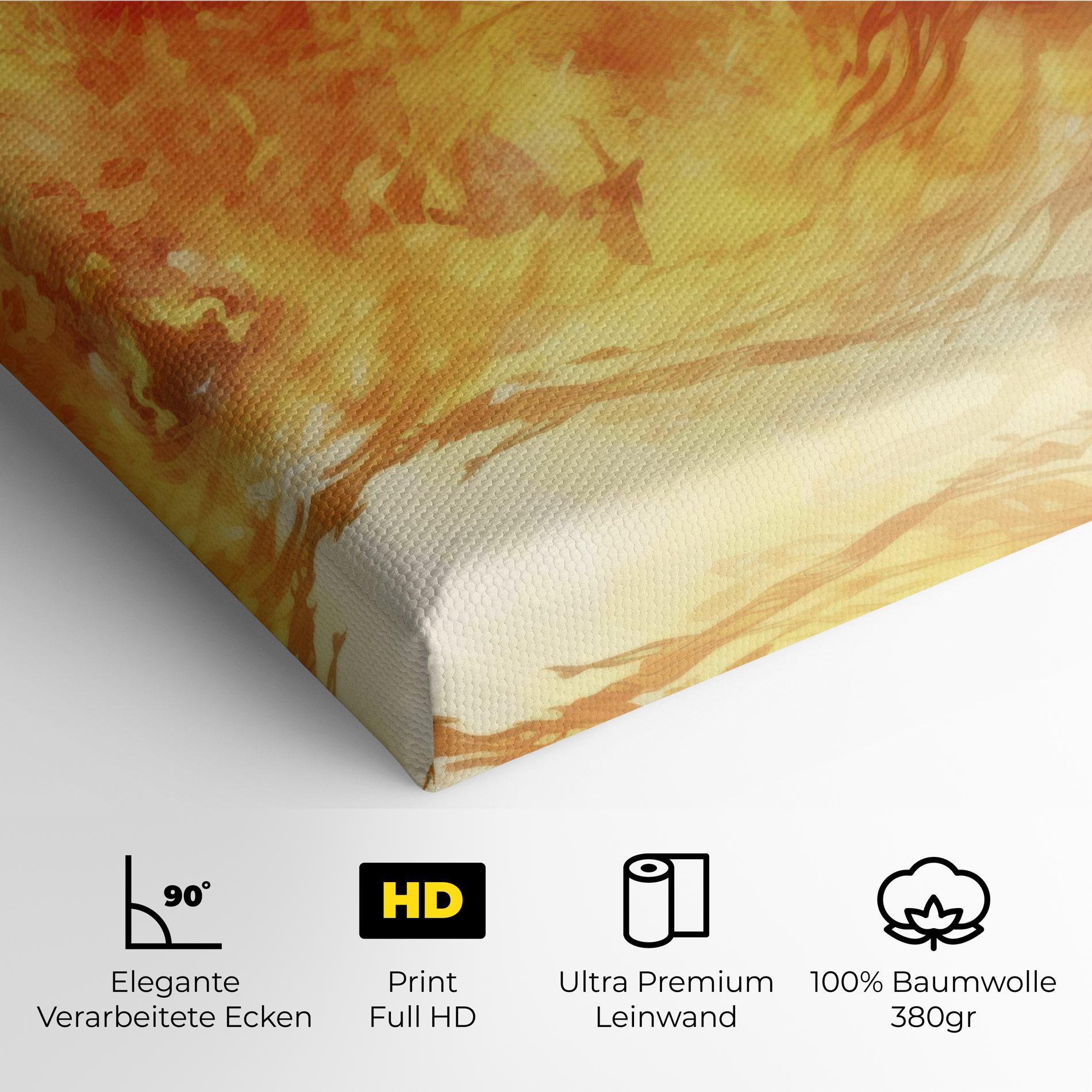 Leinwandbild Burning Sparkle mockup 4