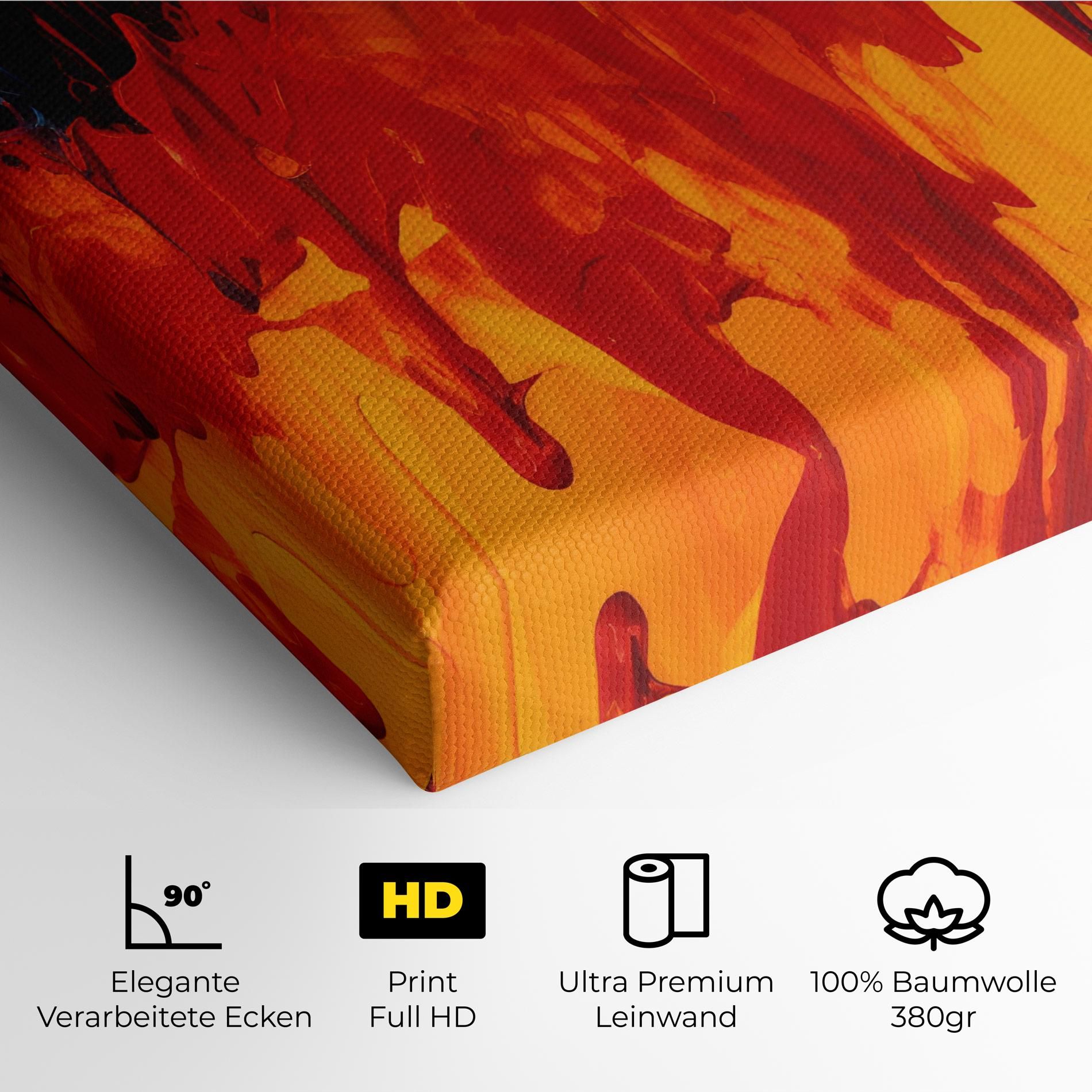 Colorful Fire Art mockup 4