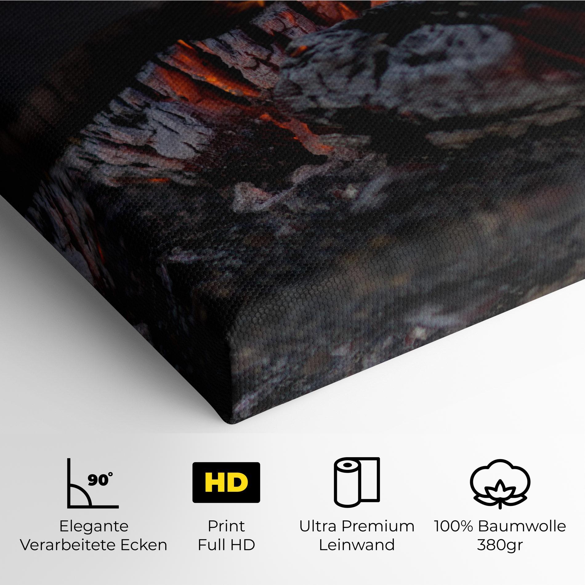 Leinwandbild Fire Start mockup 4