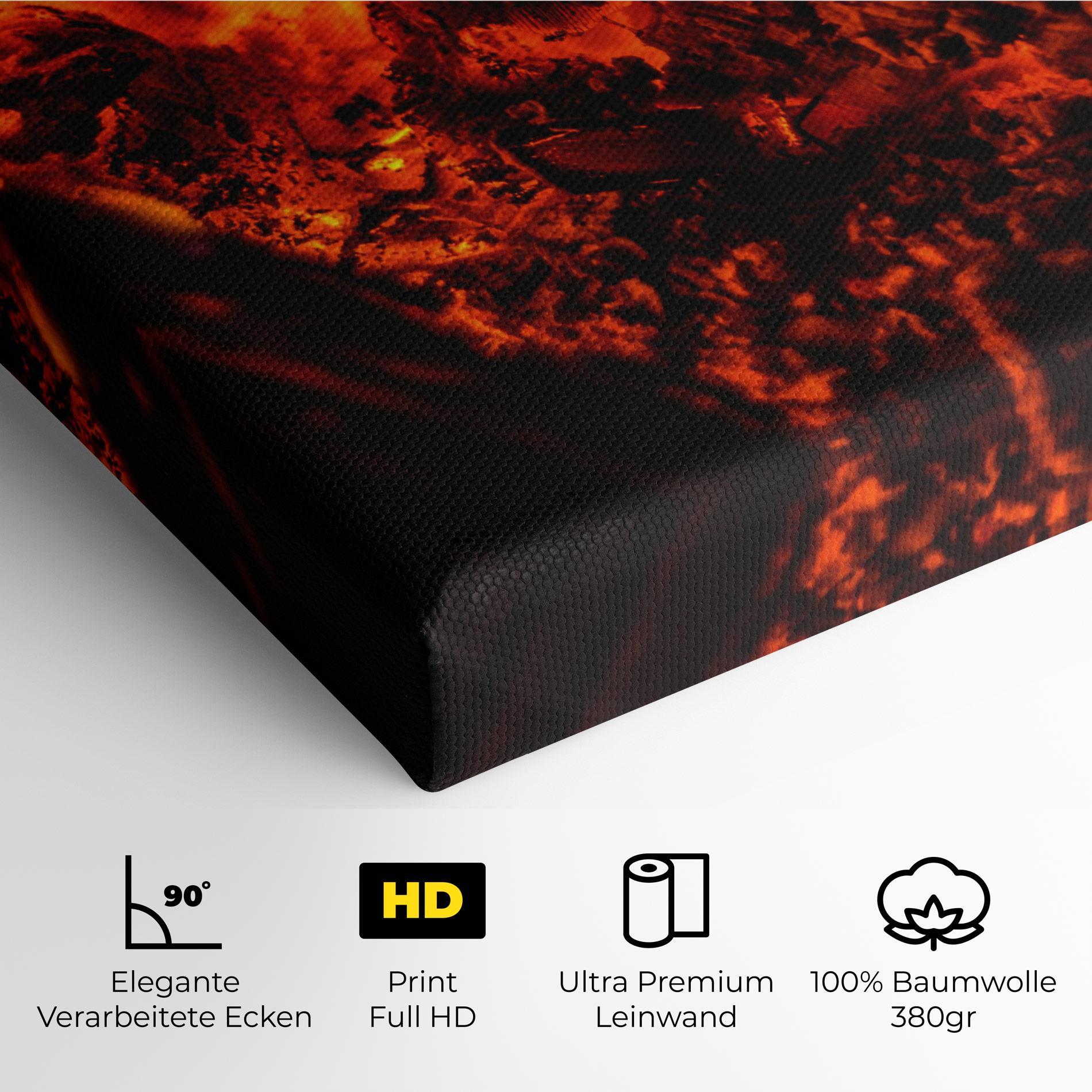 Leinwandbild Heat Surge mockup 4