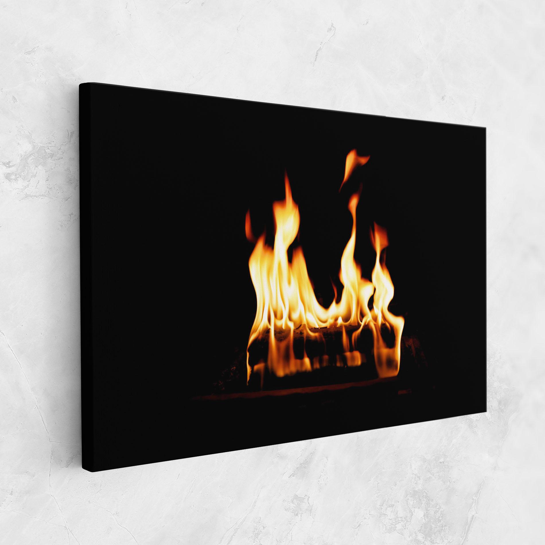 Leinwandbild Calm Fire mockup 1