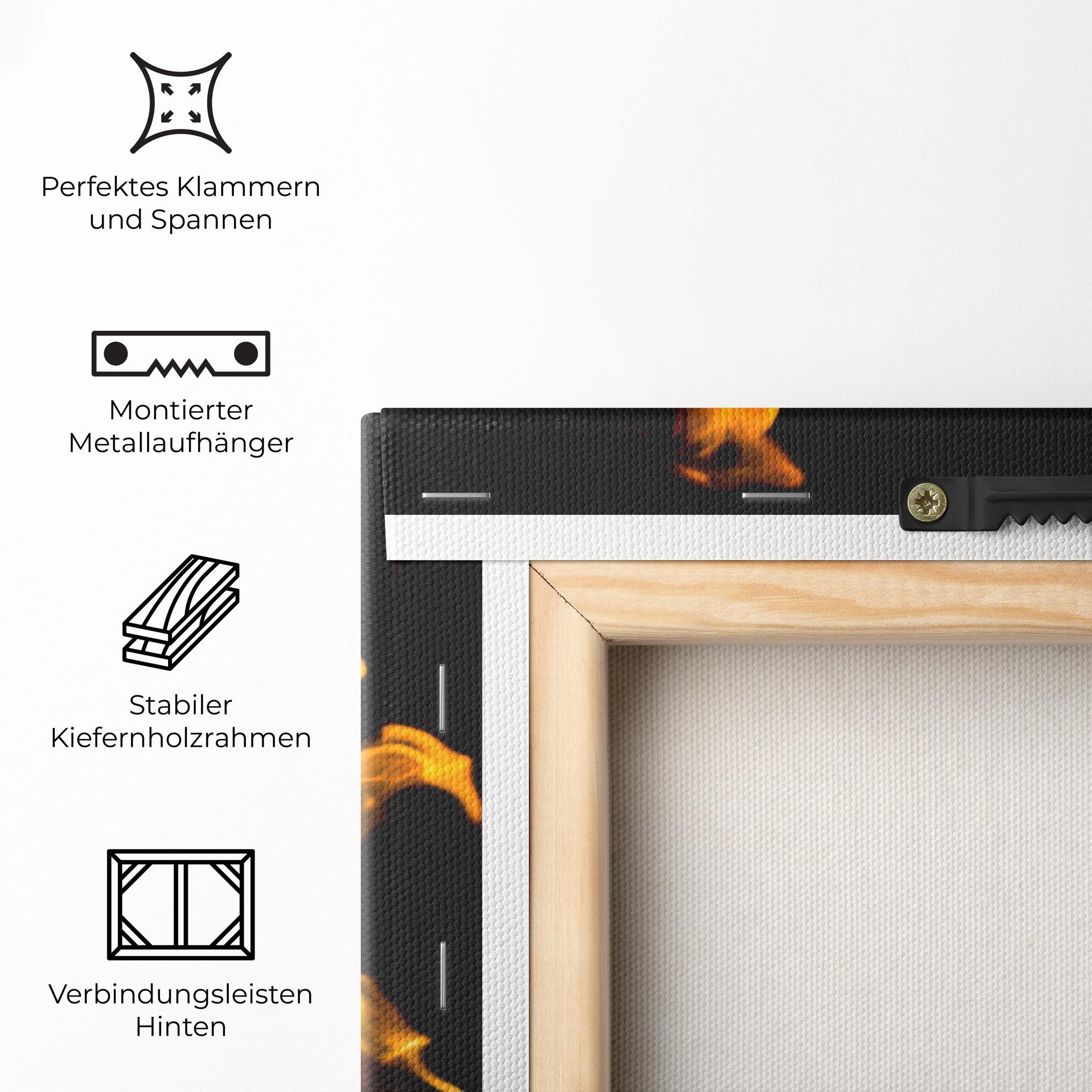 Leinwandbild Fire Dance mockup 5