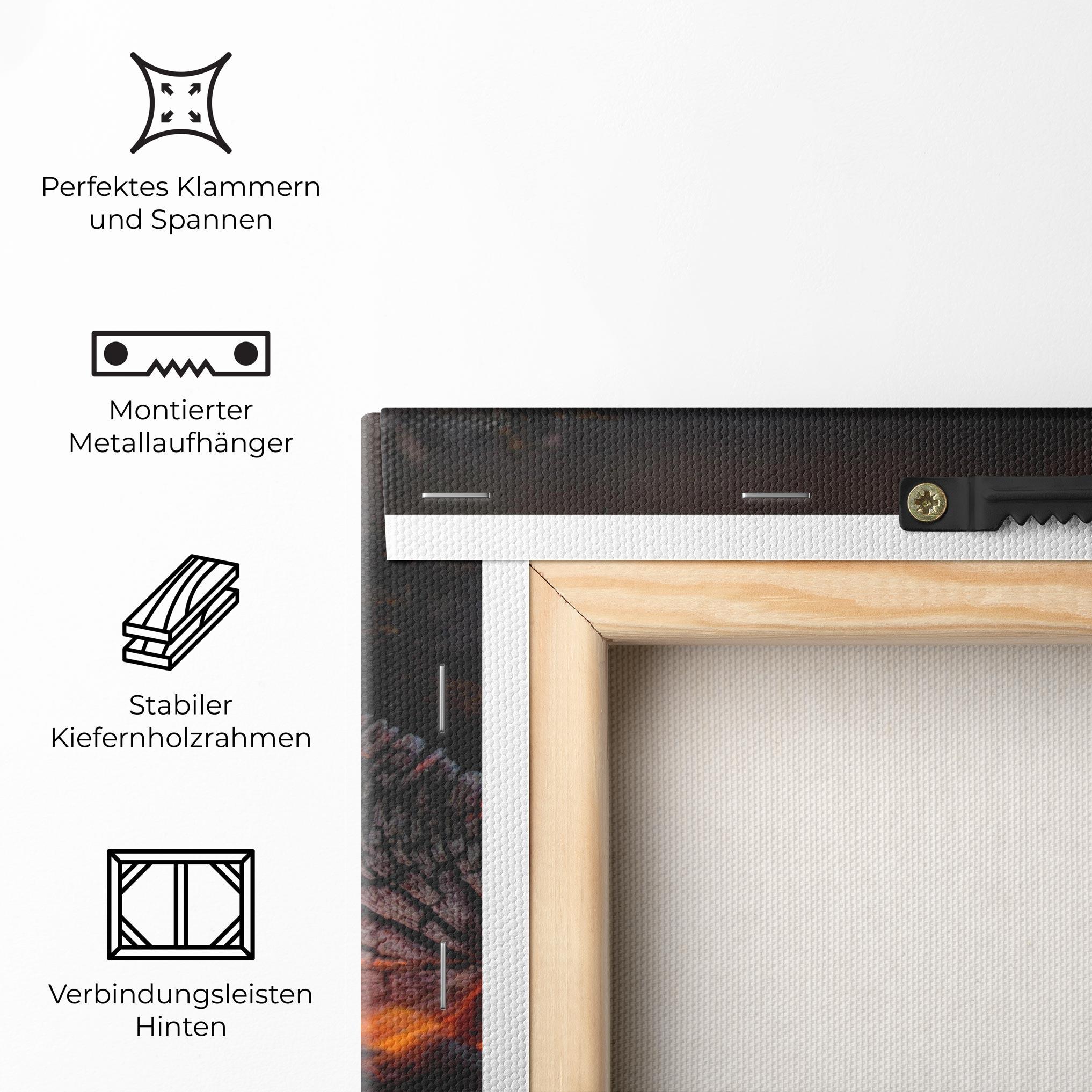 Leinwandbild Fire Start mockup 5