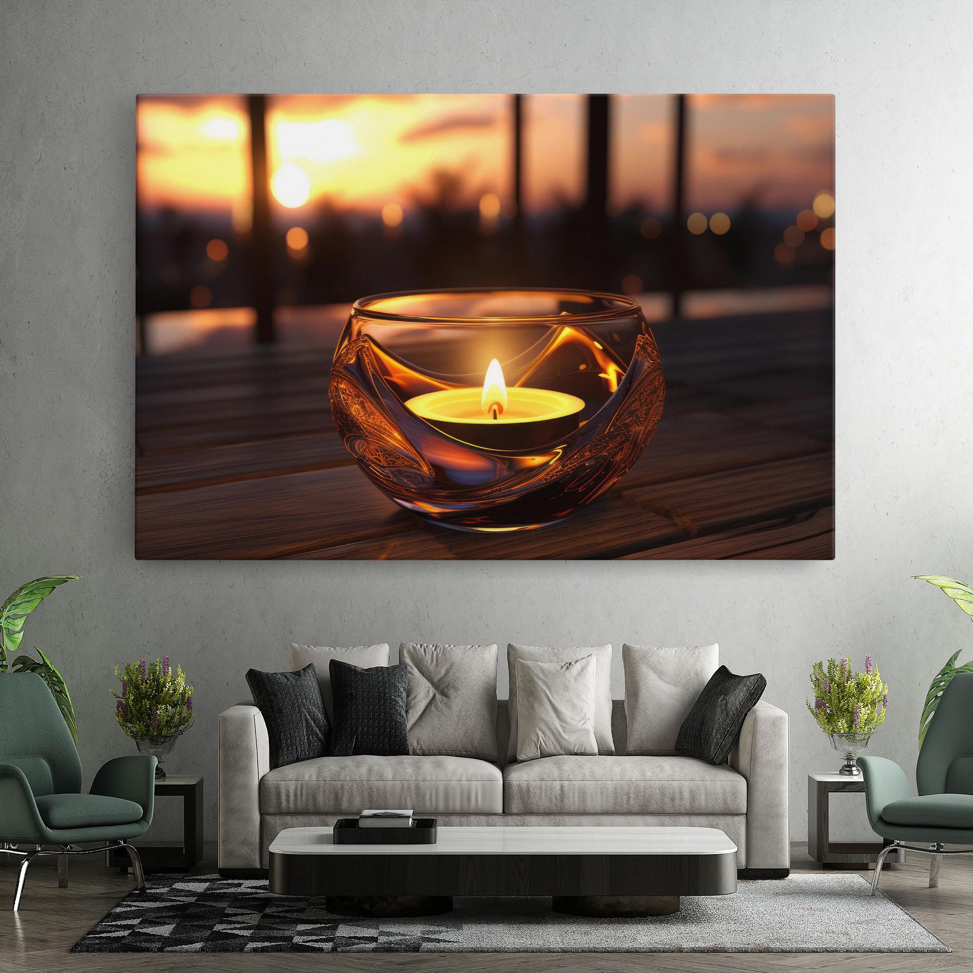 Leinwandbild Fire Bowl mockup 7