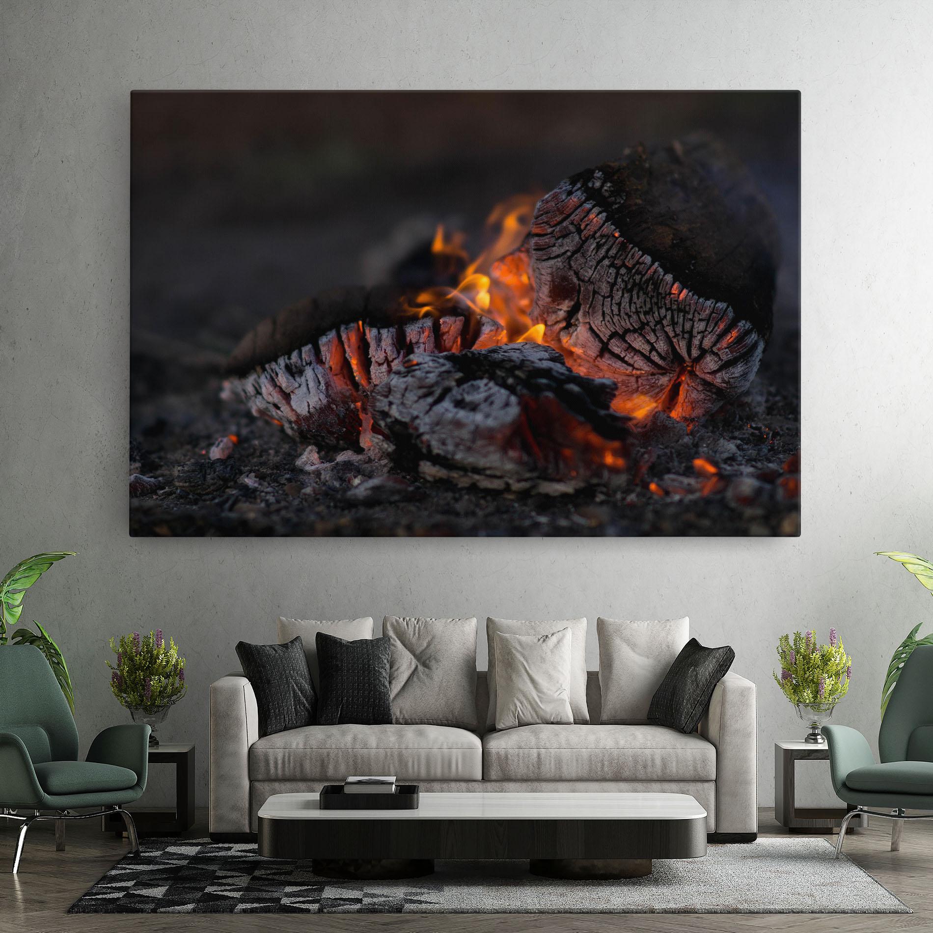 Leinwandbild Fire Start mockup 7