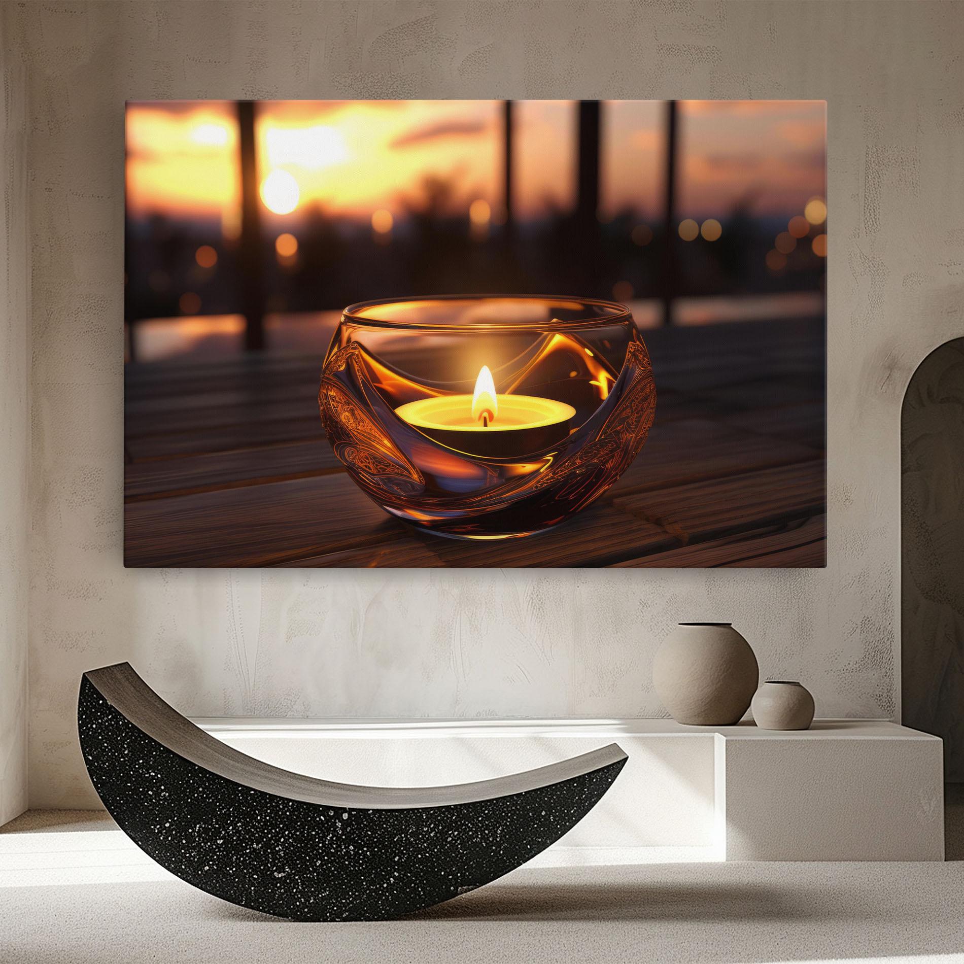 Leinwandbild Fire Bowl mockup 8