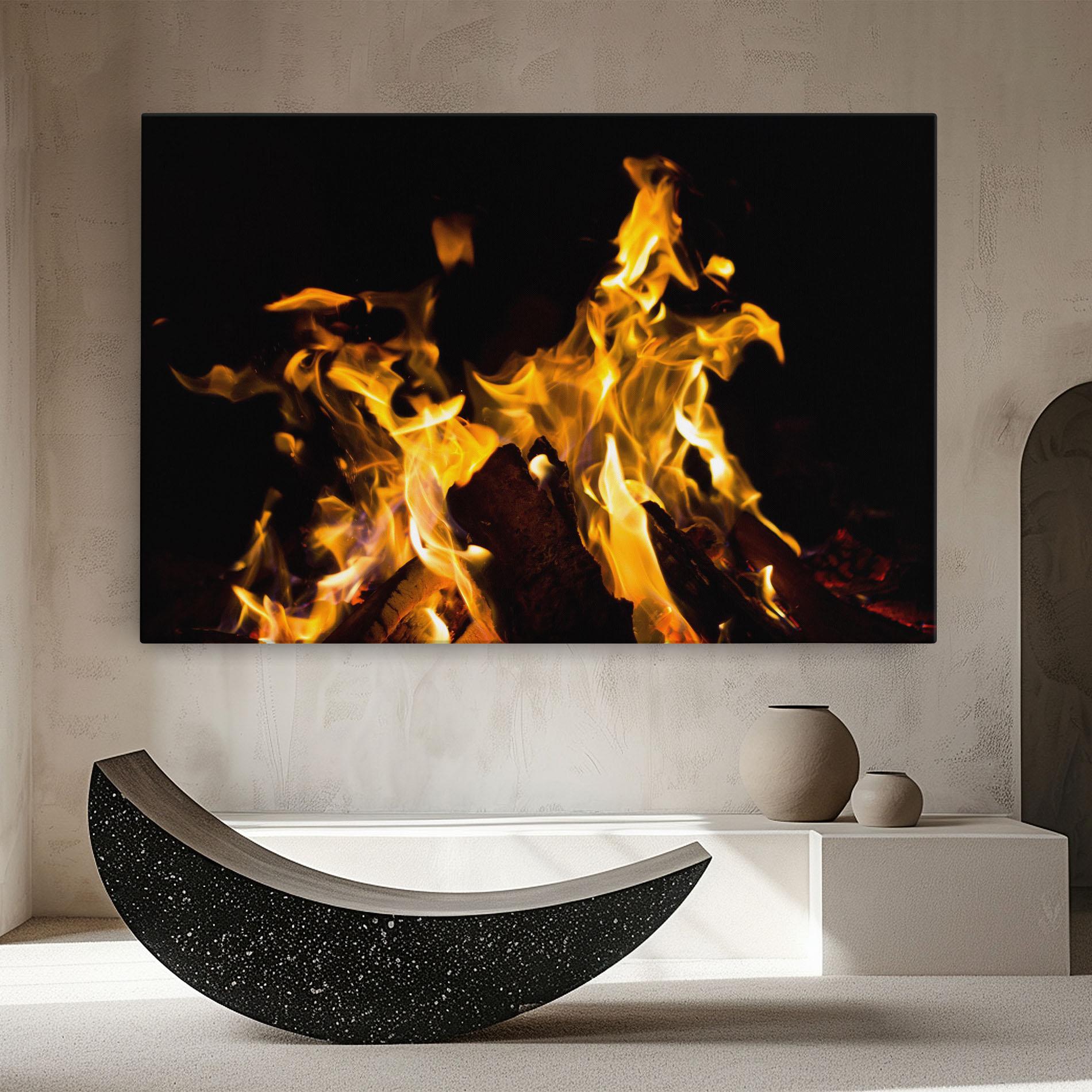 Leinwandbild Fire Dance mockup 8