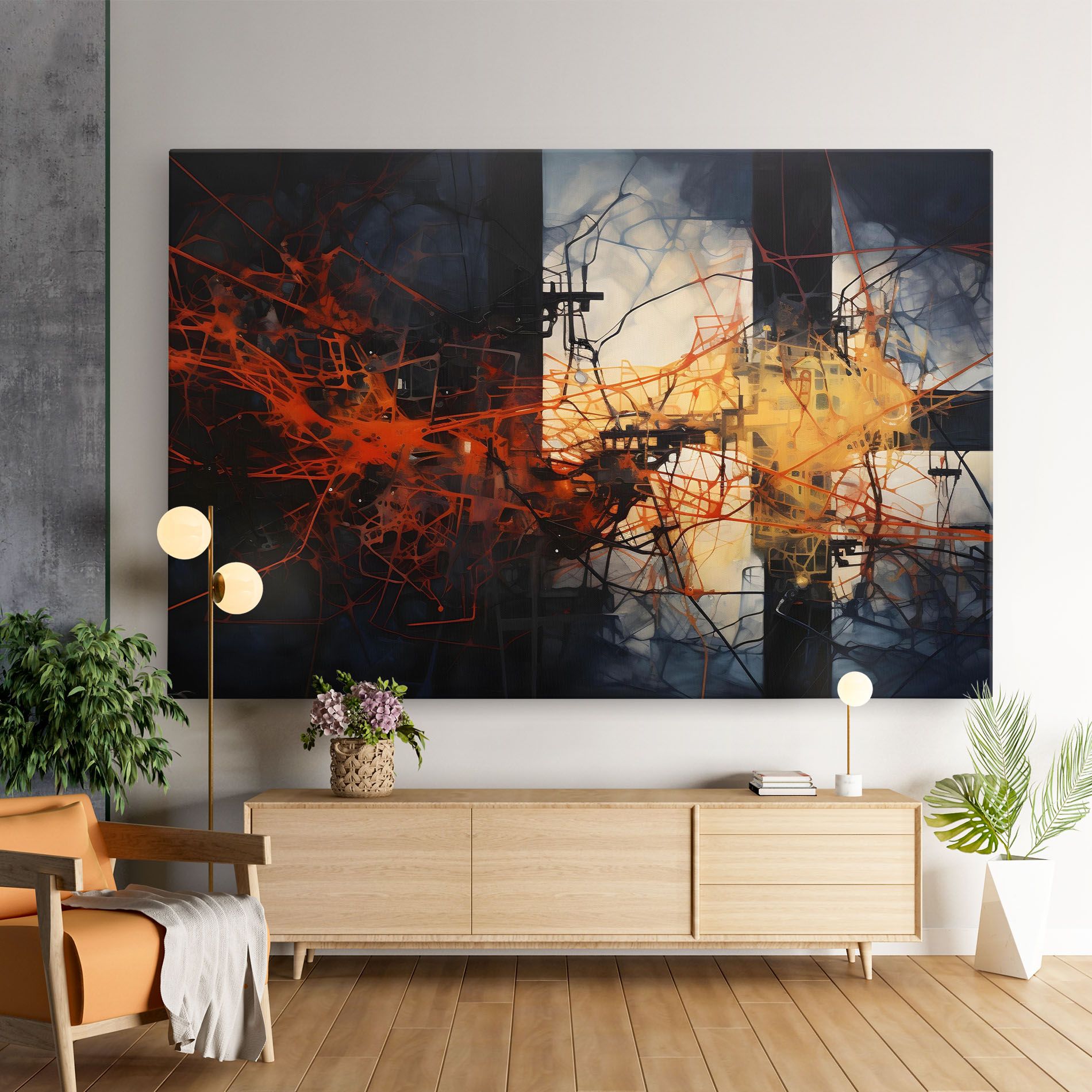 Abstract Fire Style mockup 9