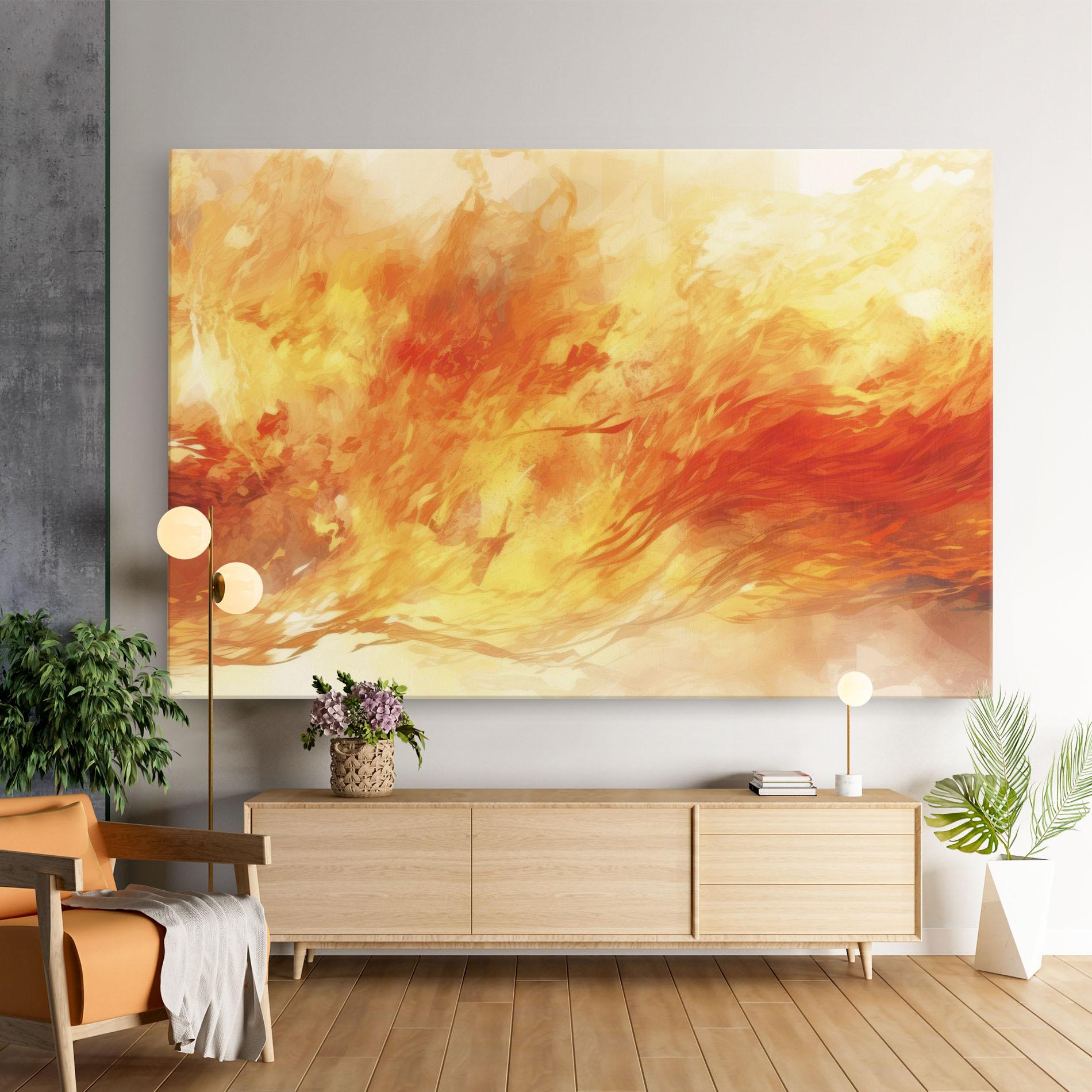 Leinwandbild Burning Sparkle mockup 9