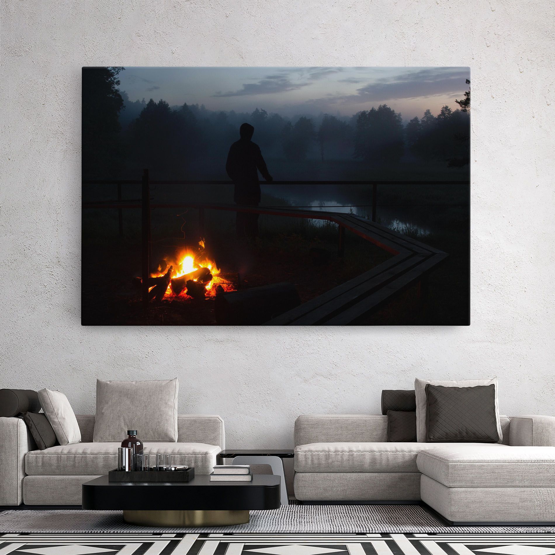 Beautiful Fire View mockup 2