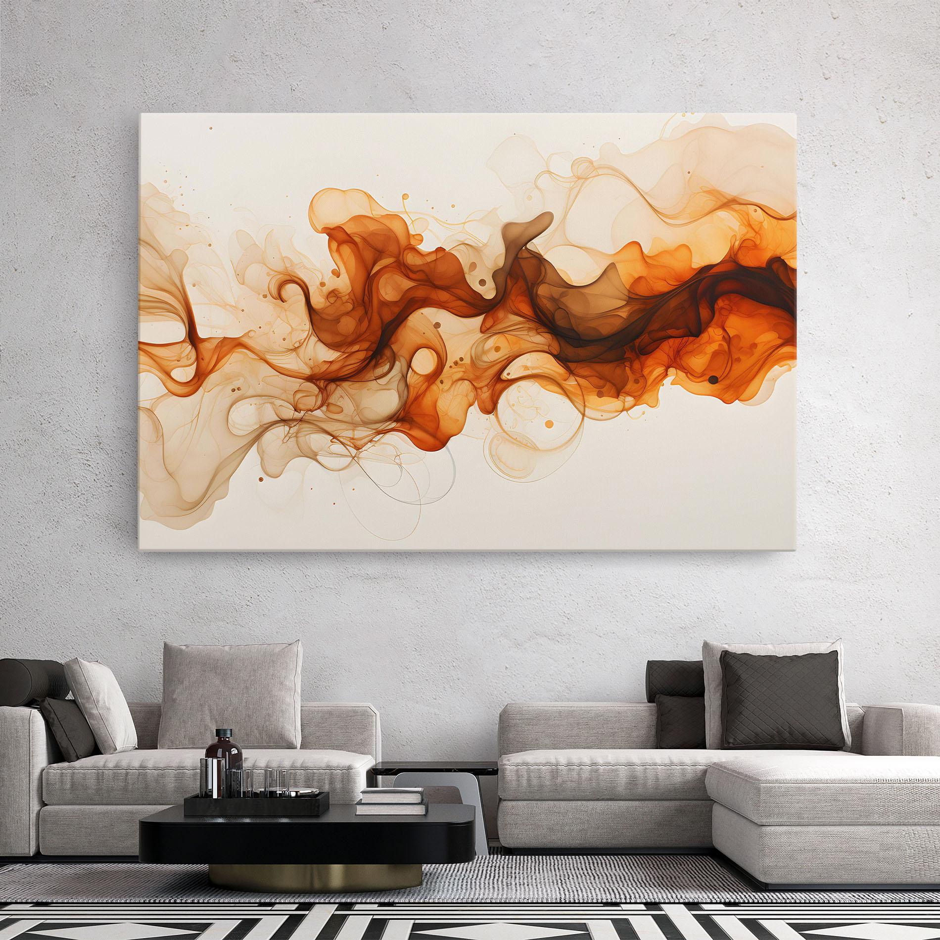 Leinwandbild Fire Aroma mockup 2