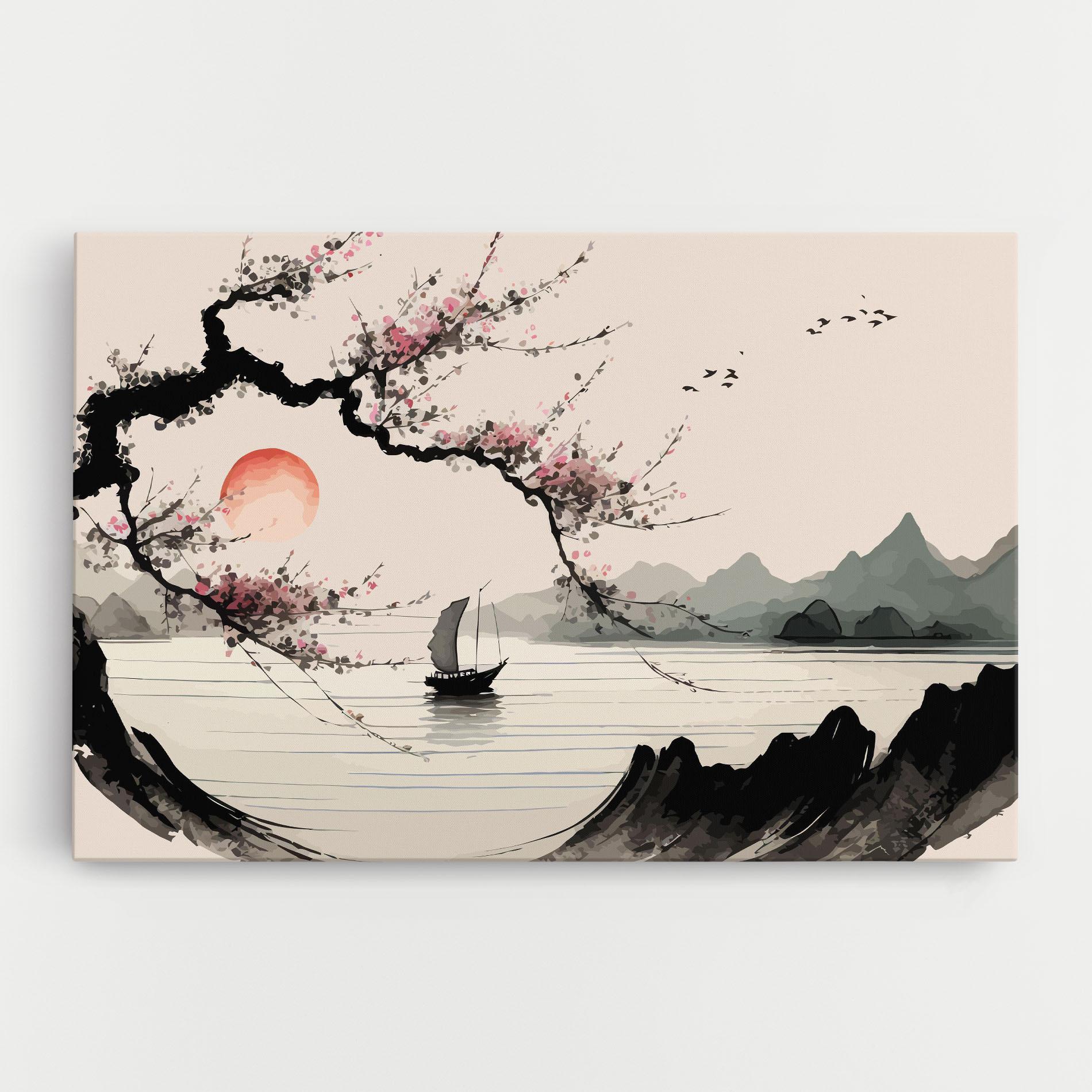 Leinwandbild Relaxing Nature mockup 0