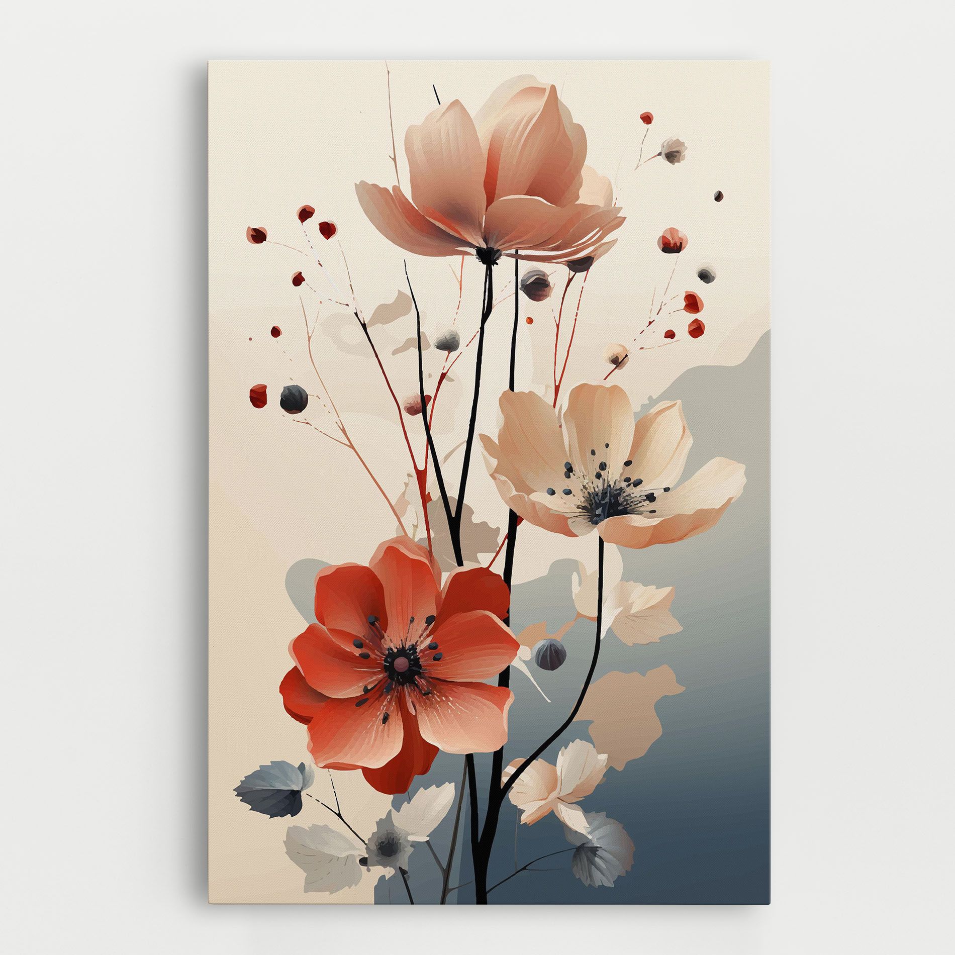 Cream Flower Nature mockup 0