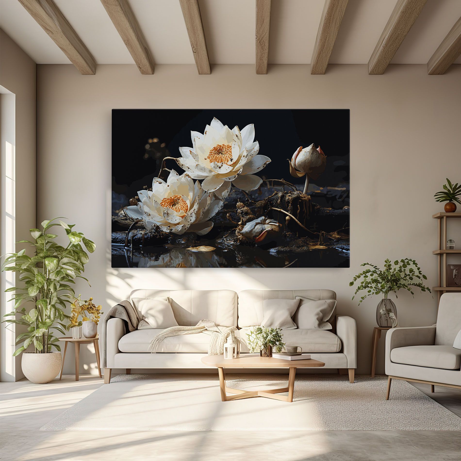 Beautiful White Nature mockup 6