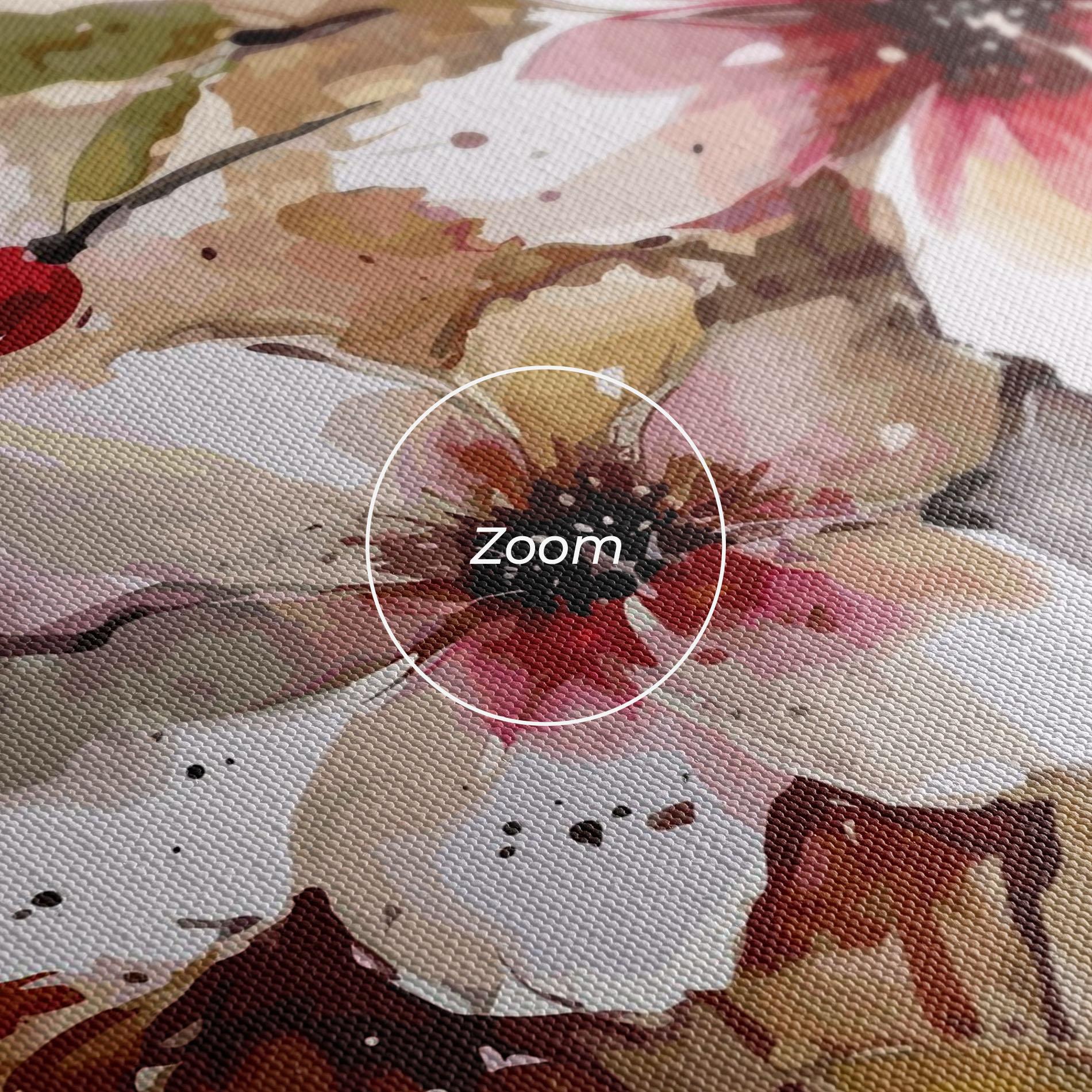 Leinwandbild Beautiful Cherry Flower mockup 3