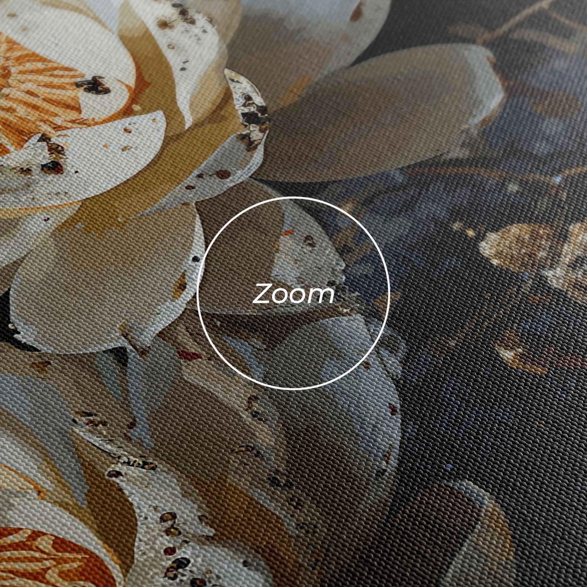 Leinwandbild Beautiful White Nature mockup 3