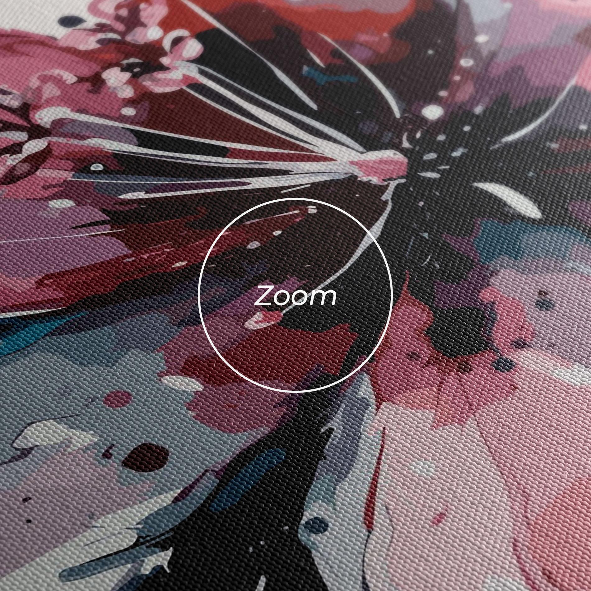 Leinwandbild Pink Blue Nature mockup 3