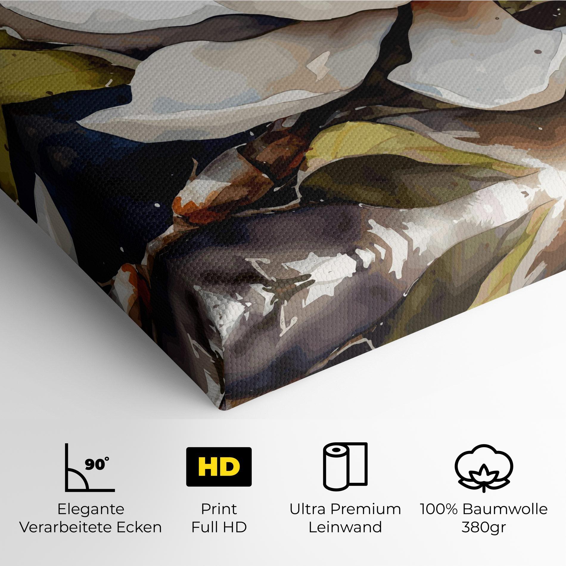 Leinwandbild Cream Nature Flower mockup 4