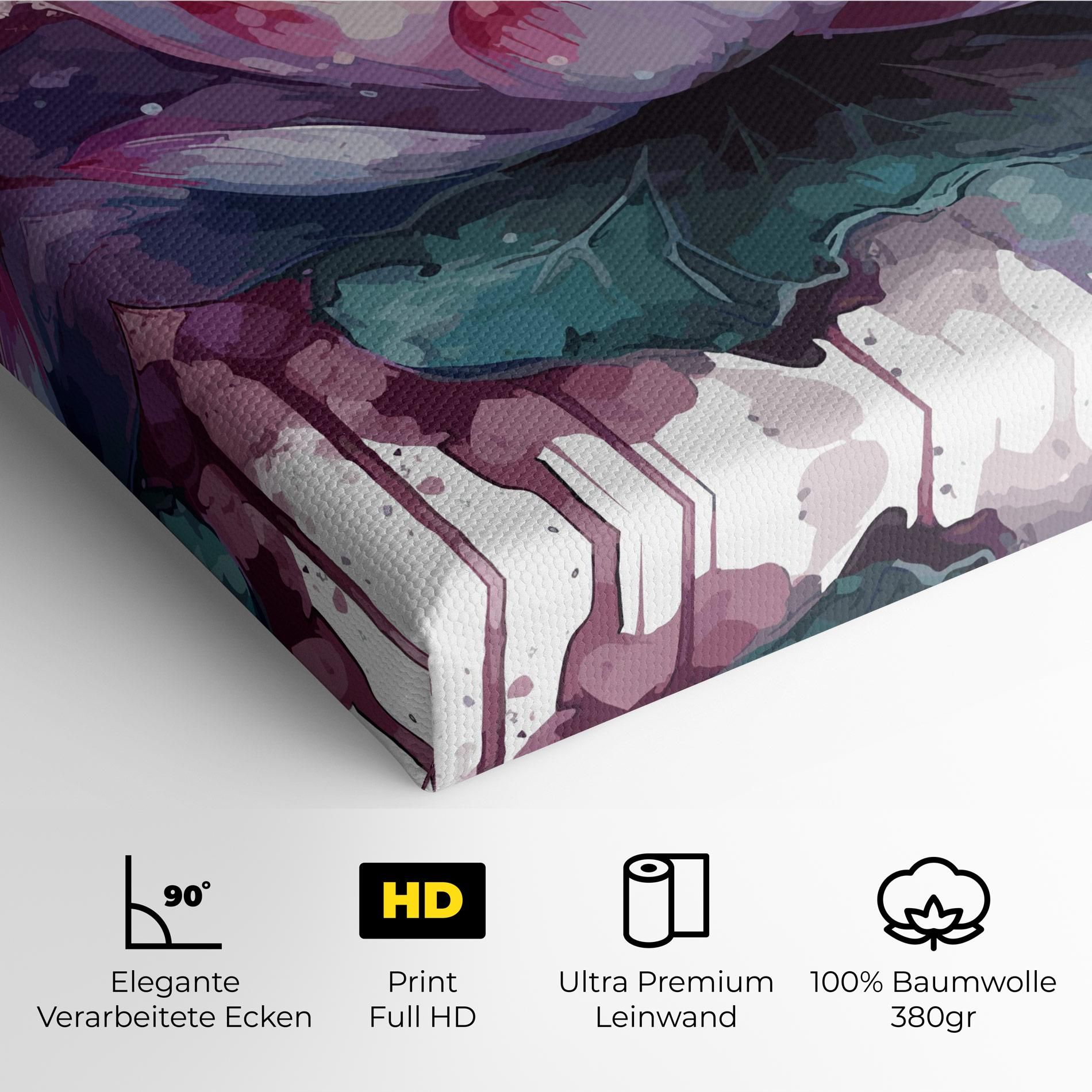 Green Purple Lotus mockup 4