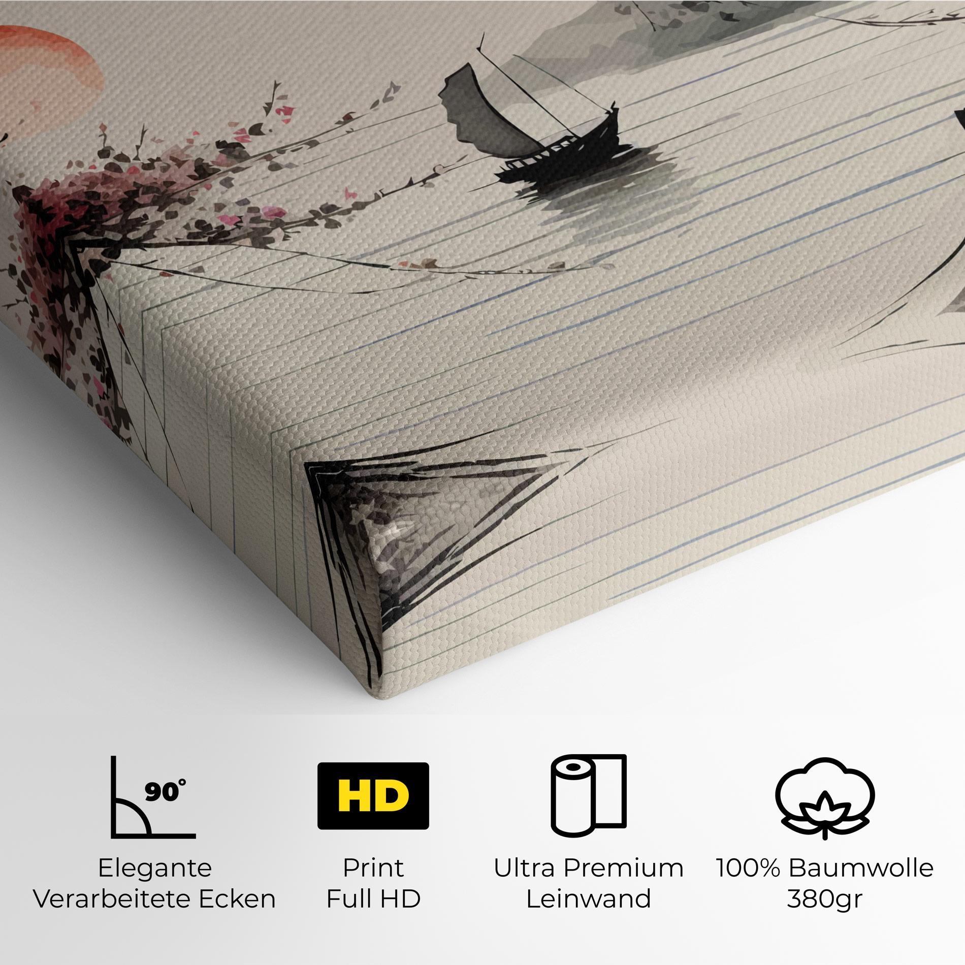 Leinwandbild Relaxing Nature mockup 4