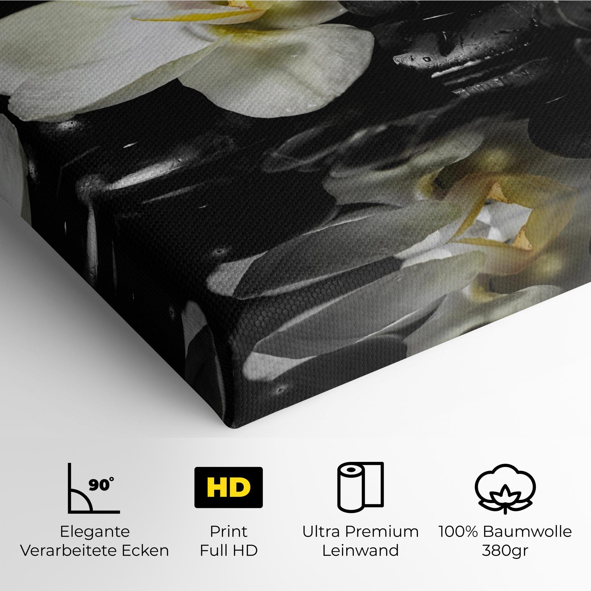 Leinwandbild White Spa Flower mockup 4