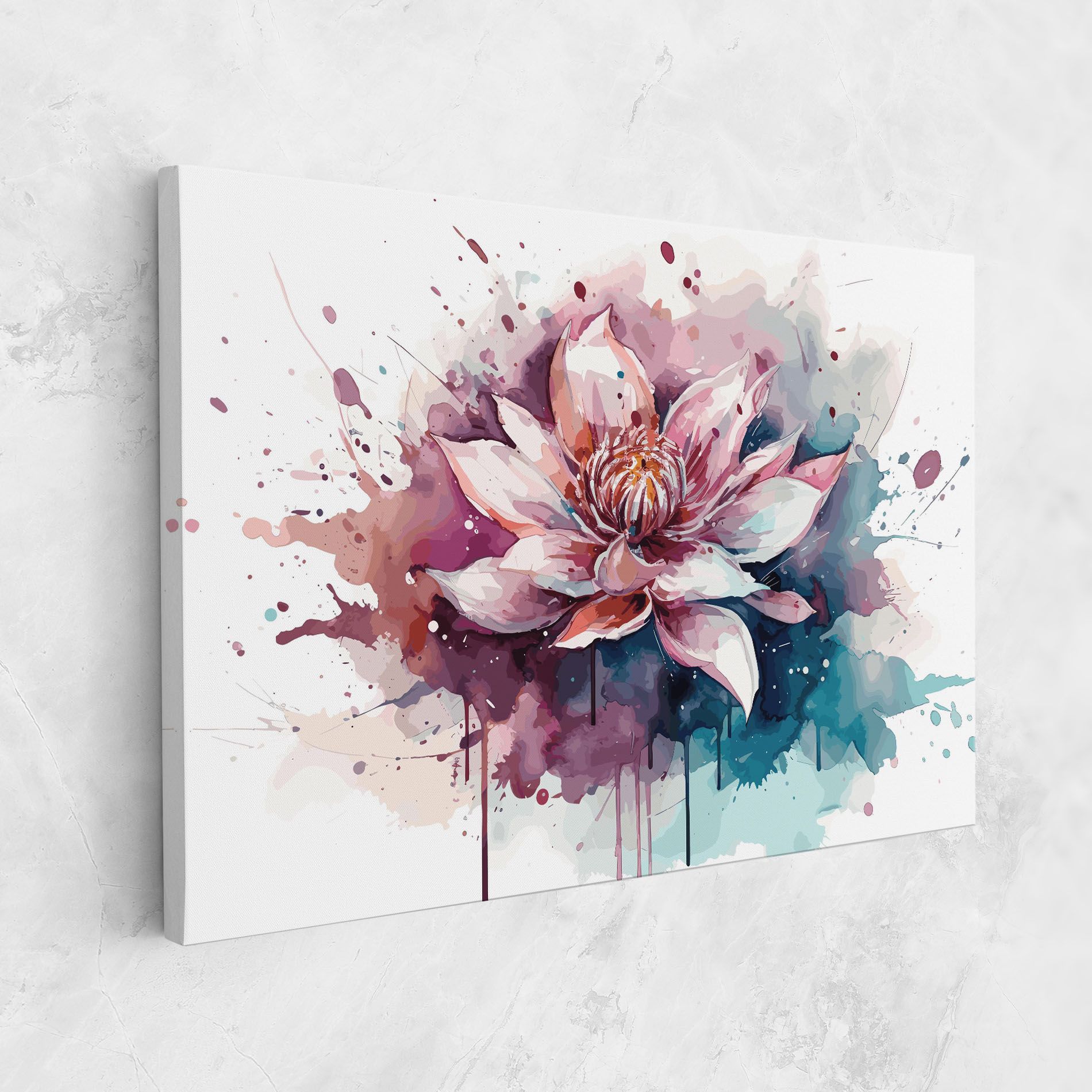 Pretty Pink Lotus Art mockup 1