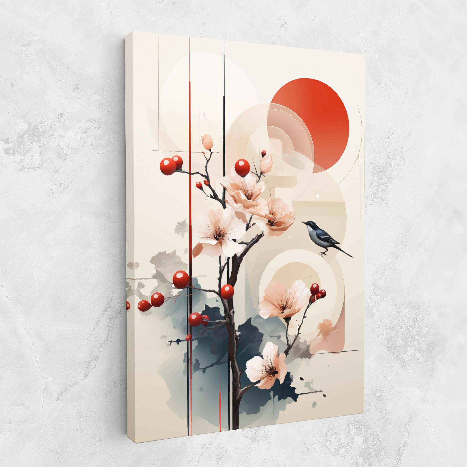 Leinwandbild Cream Nature mockup 1