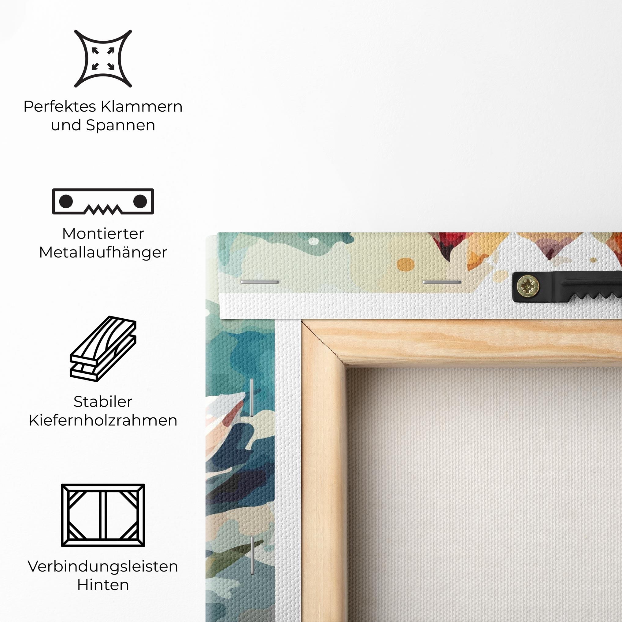 Colorful Lotus Art mockup 5