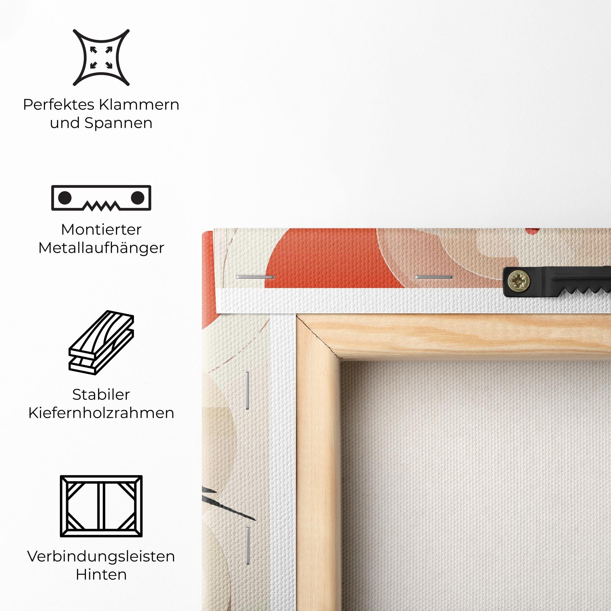 Leinwandbild Cream Nature mockup 5