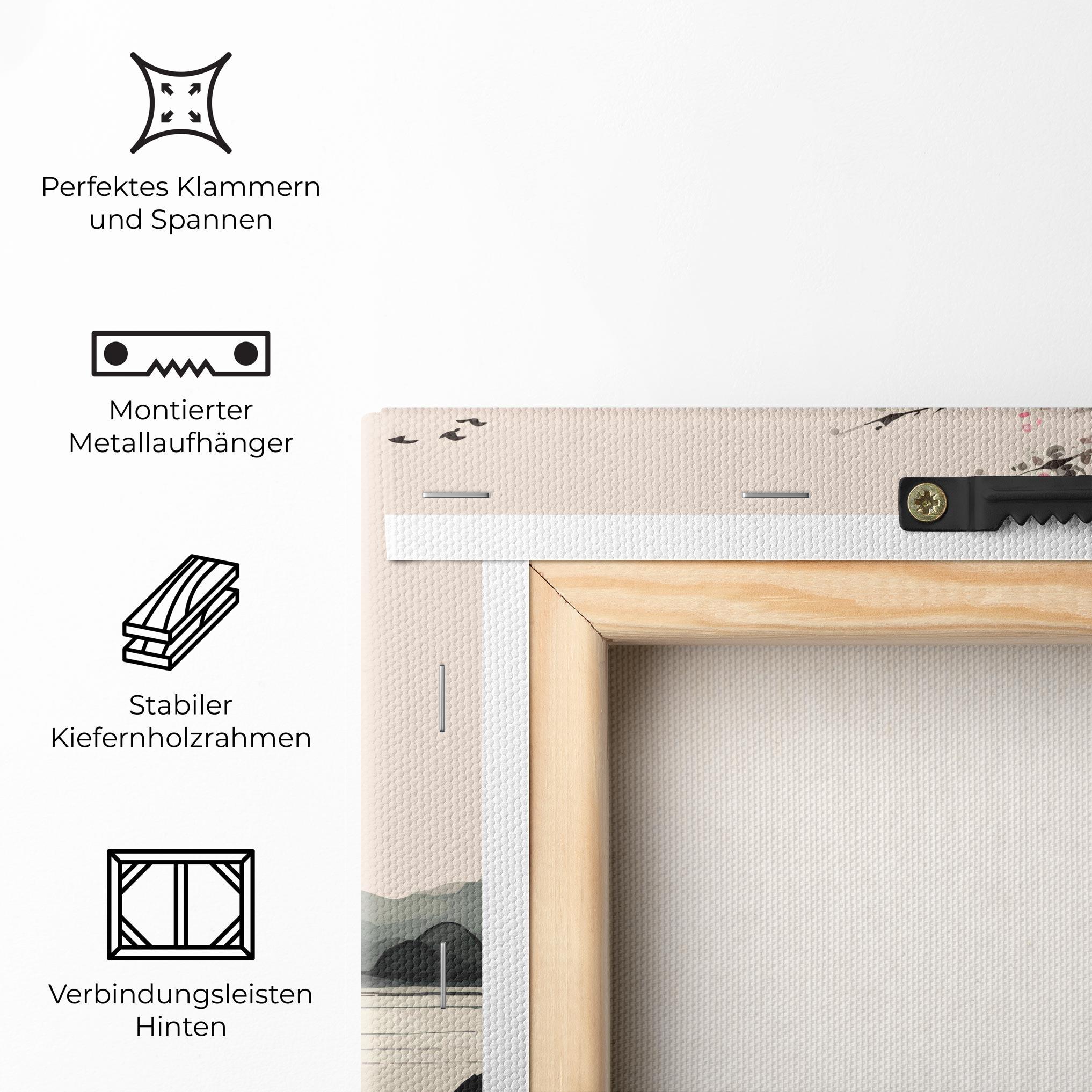 Leinwandbild Relaxing Nature mockup 5