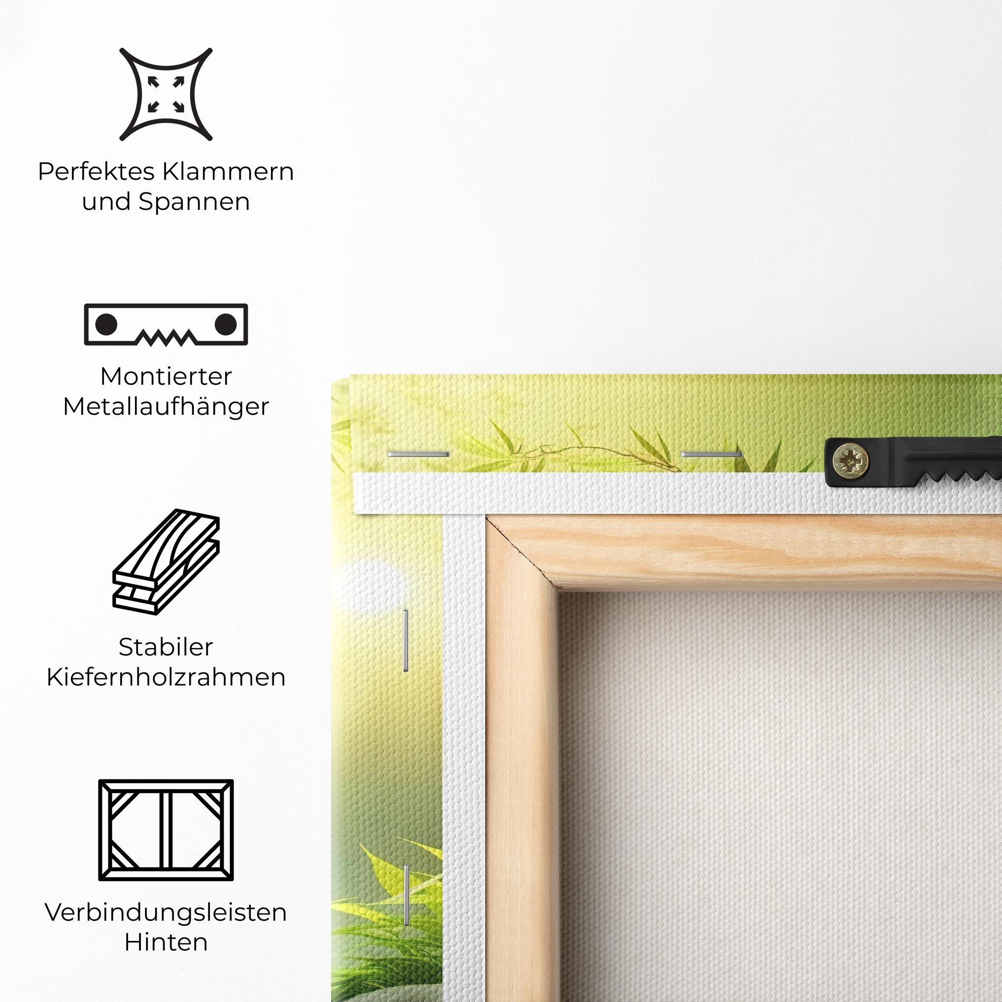 Leinwandbild Relaxing Spa Nature mockup 5