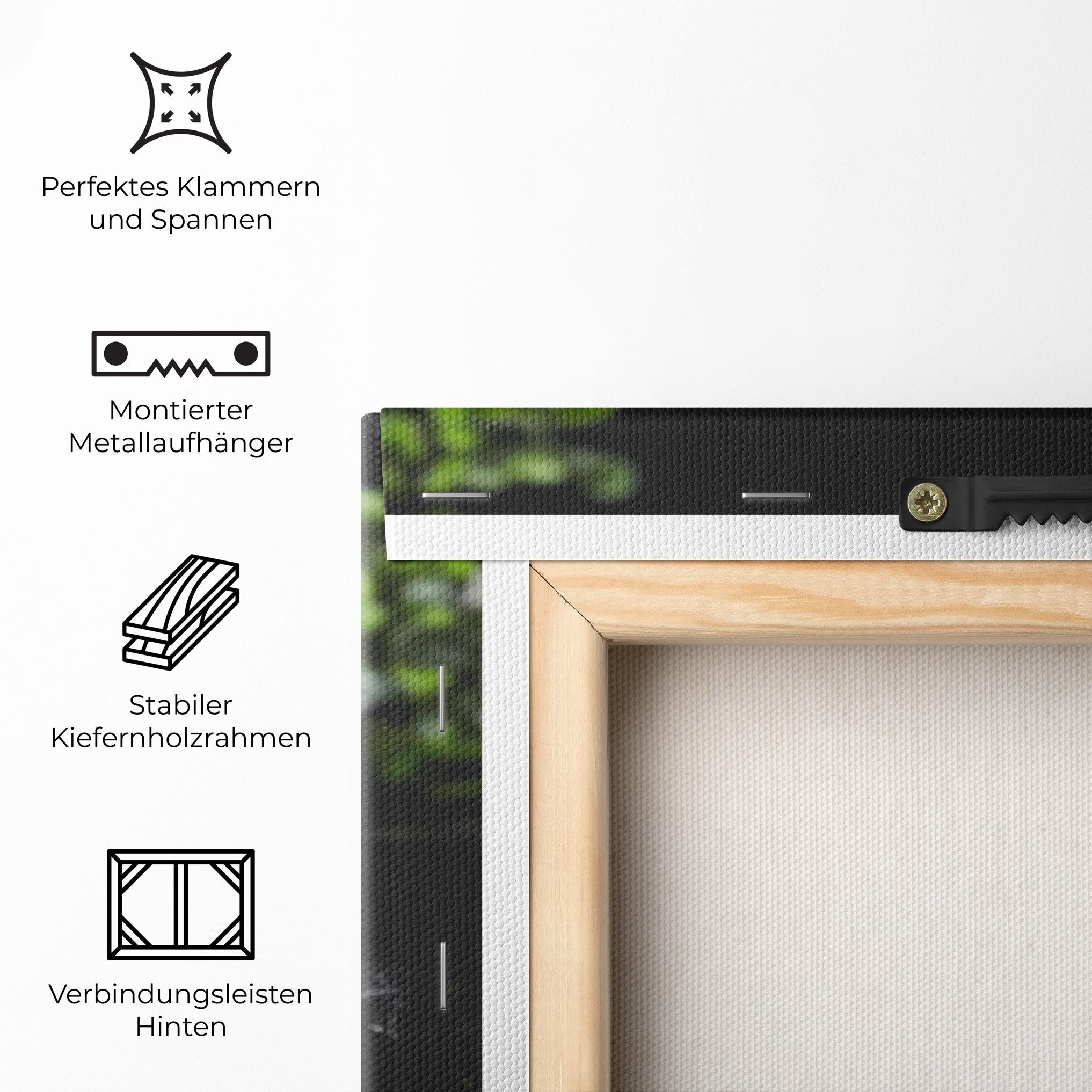 Leinwandbild White Spa Flower mockup 5