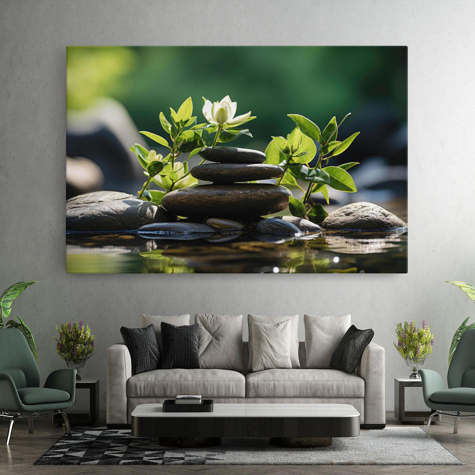 Leinwandbild Cinematic Stones mockup 7