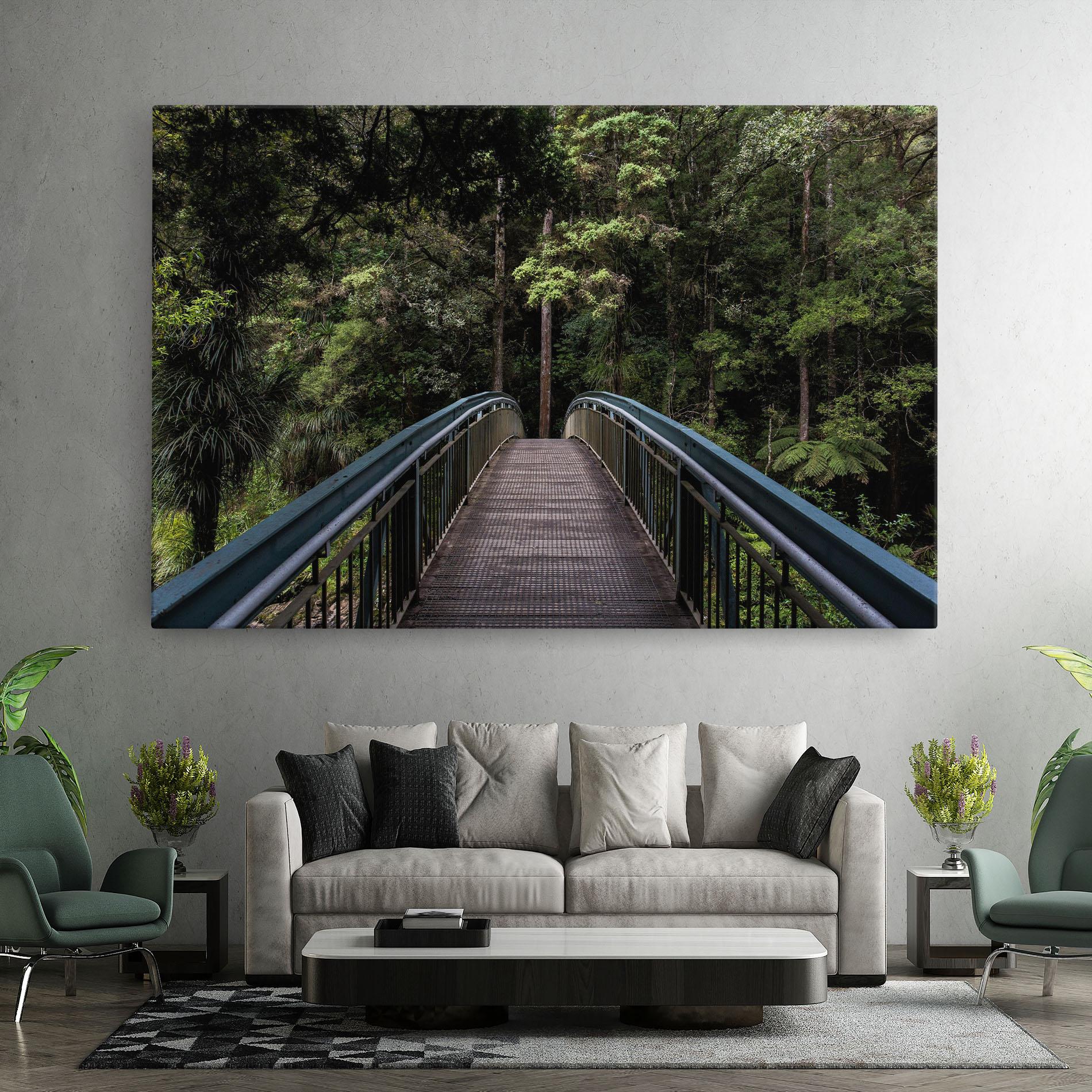 Leinwandbild Nature Bridge mockup 7