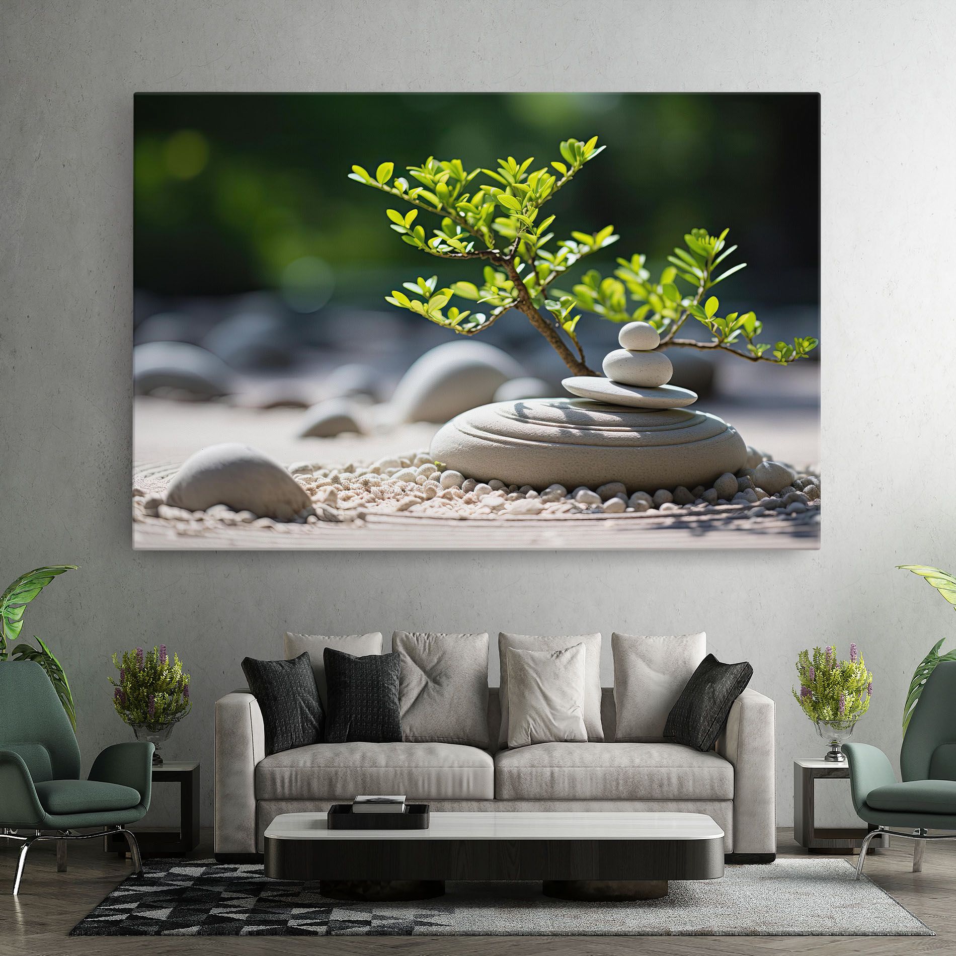 White Pebbles Plants mockup 7