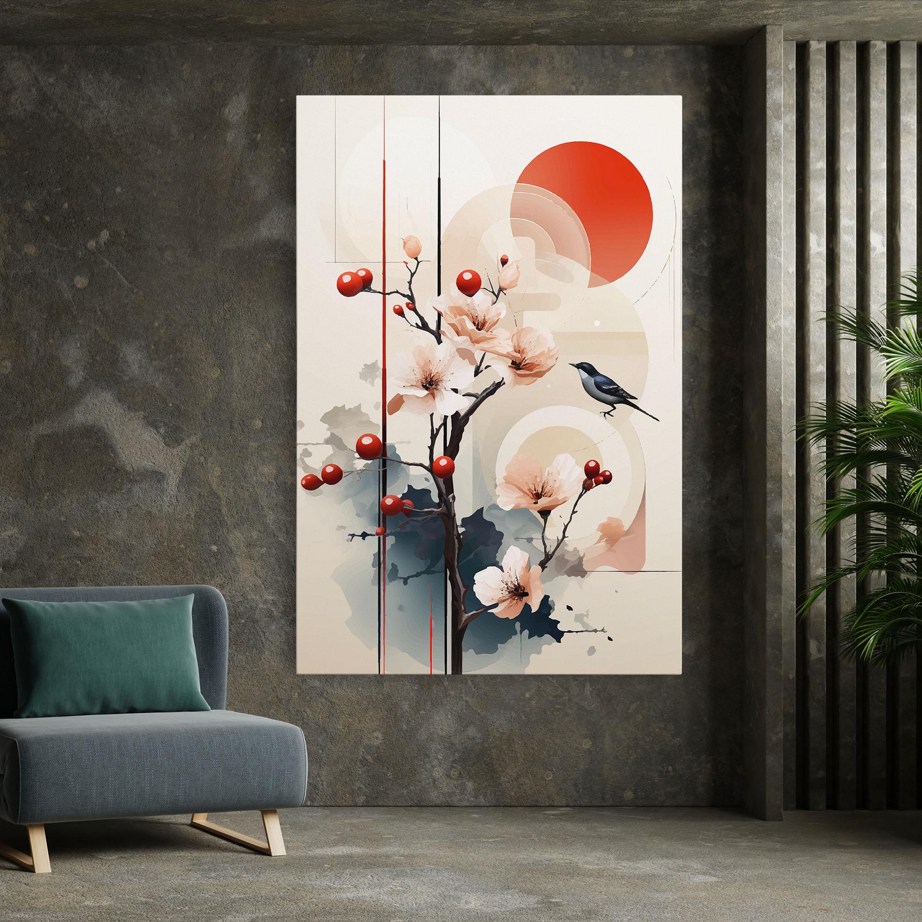 Leinwandbild Cream Nature mockup 7