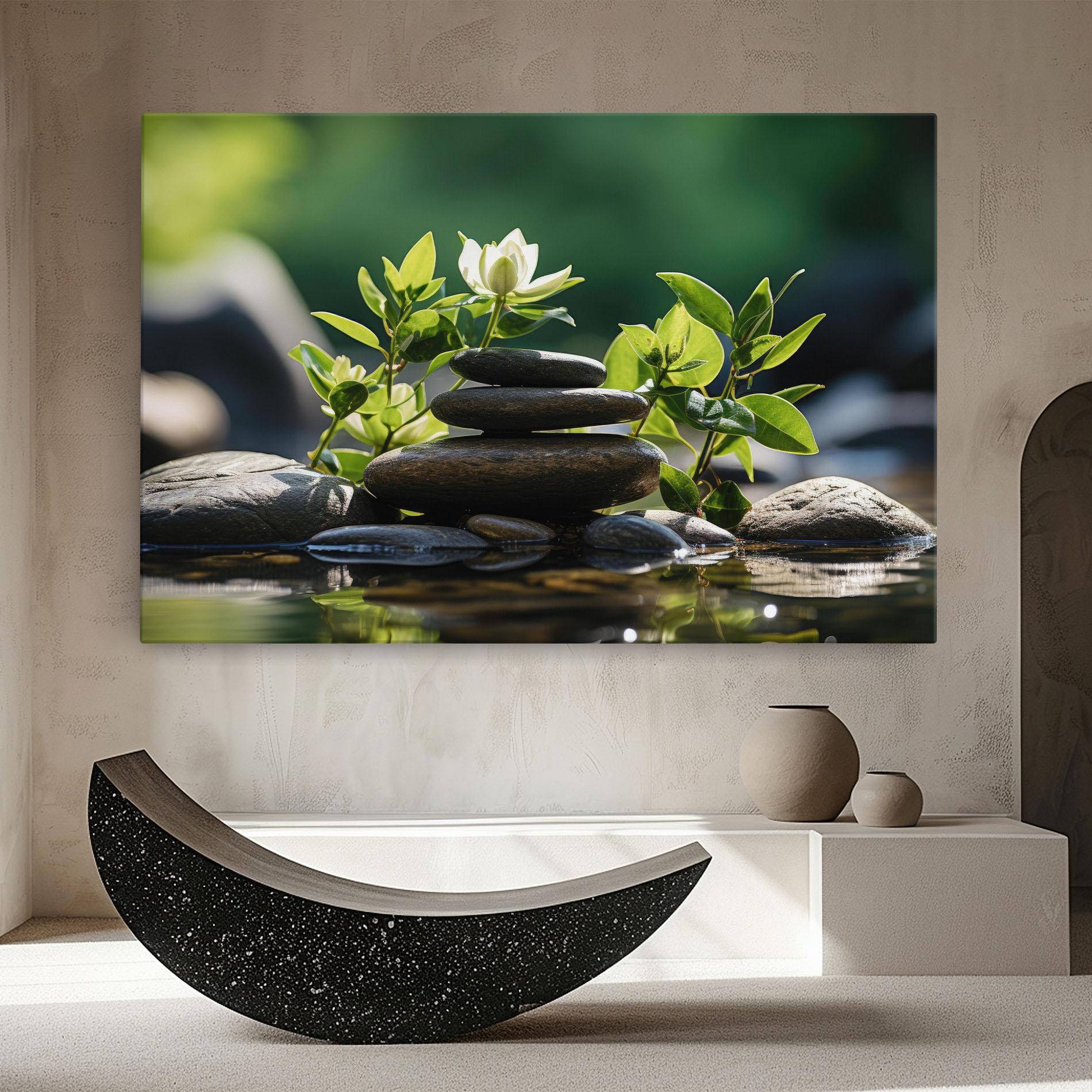 Leinwandbild Cinematic Stones mockup 8