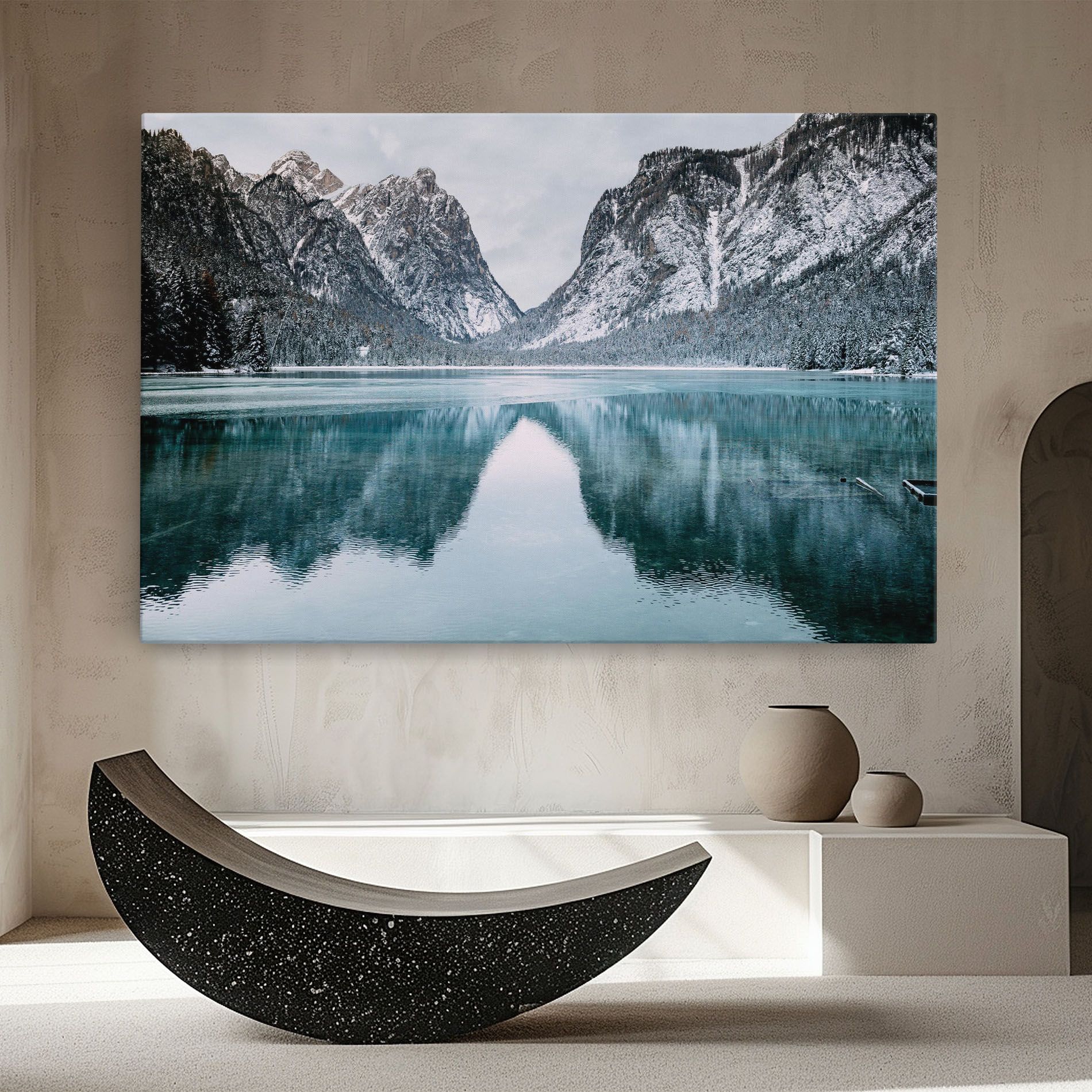 Lake Reflection Mountain mockup 8