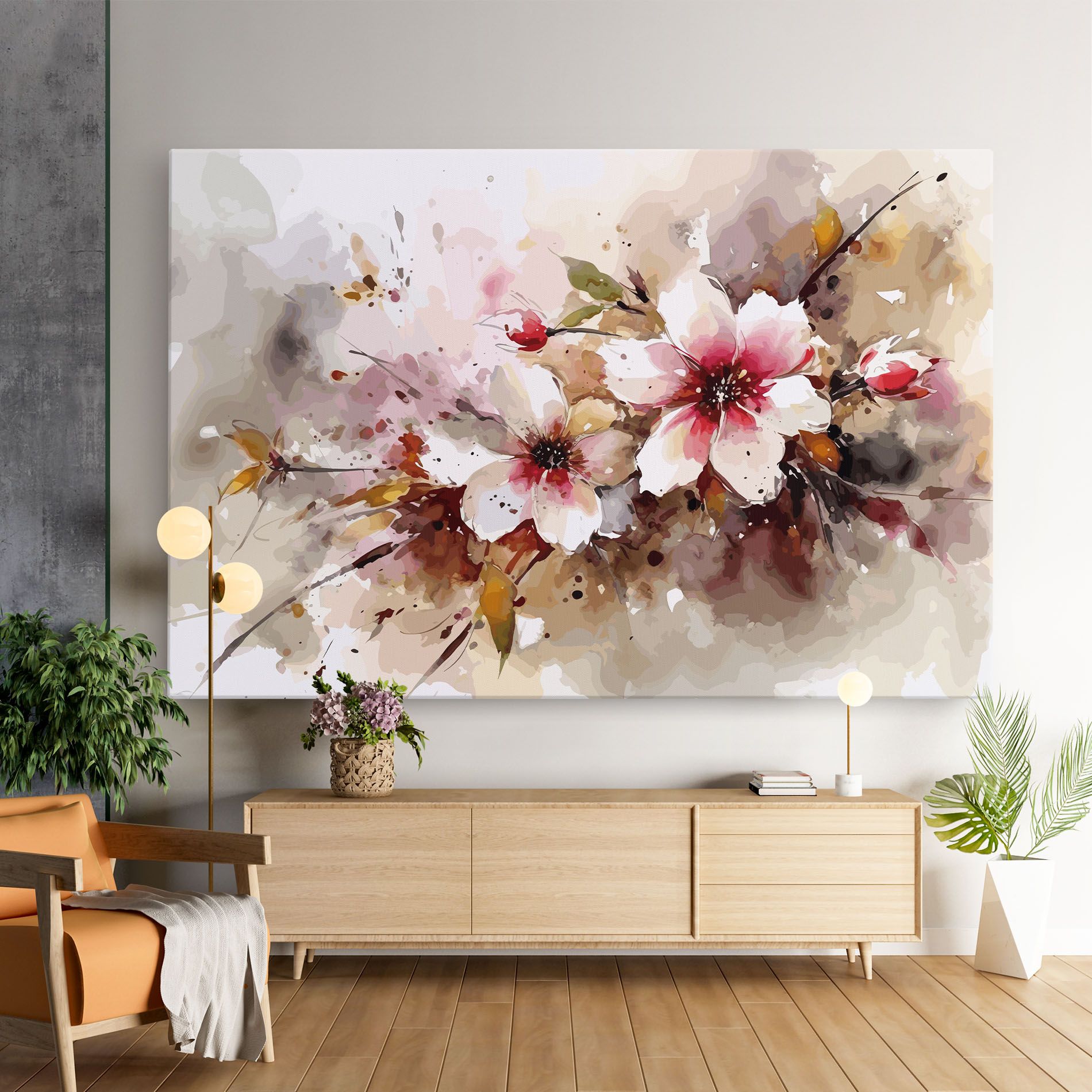 Beautiful Cherry Flower mockup 9
