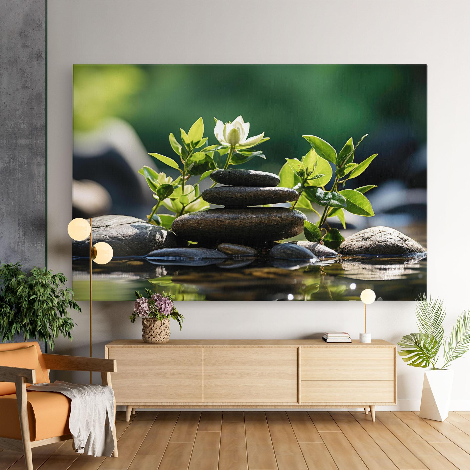 Leinwandbild Cinematic Stones mockup 9