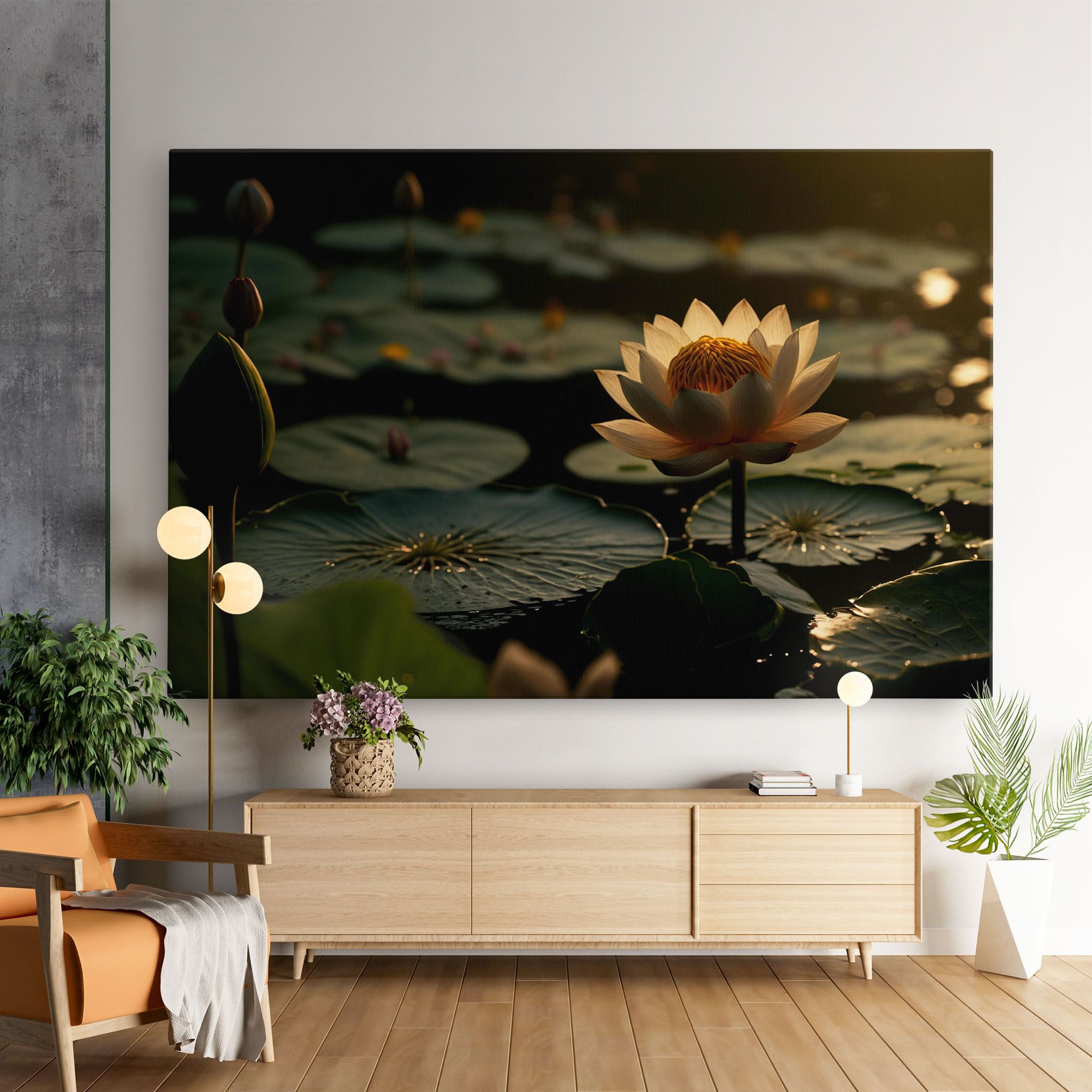 Shot Beautiful Lotus mockup 9