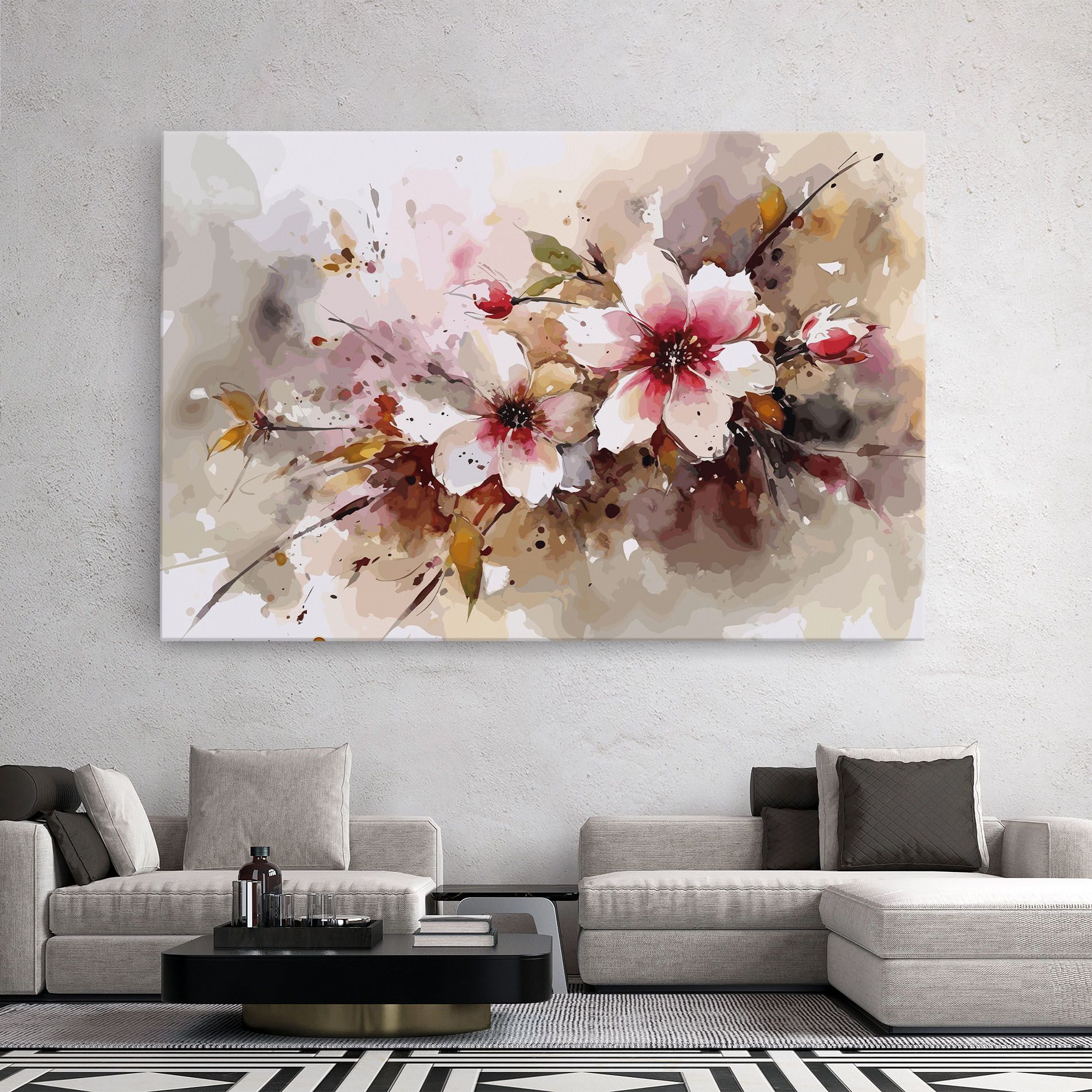Beautiful Cherry Flower mockup 2