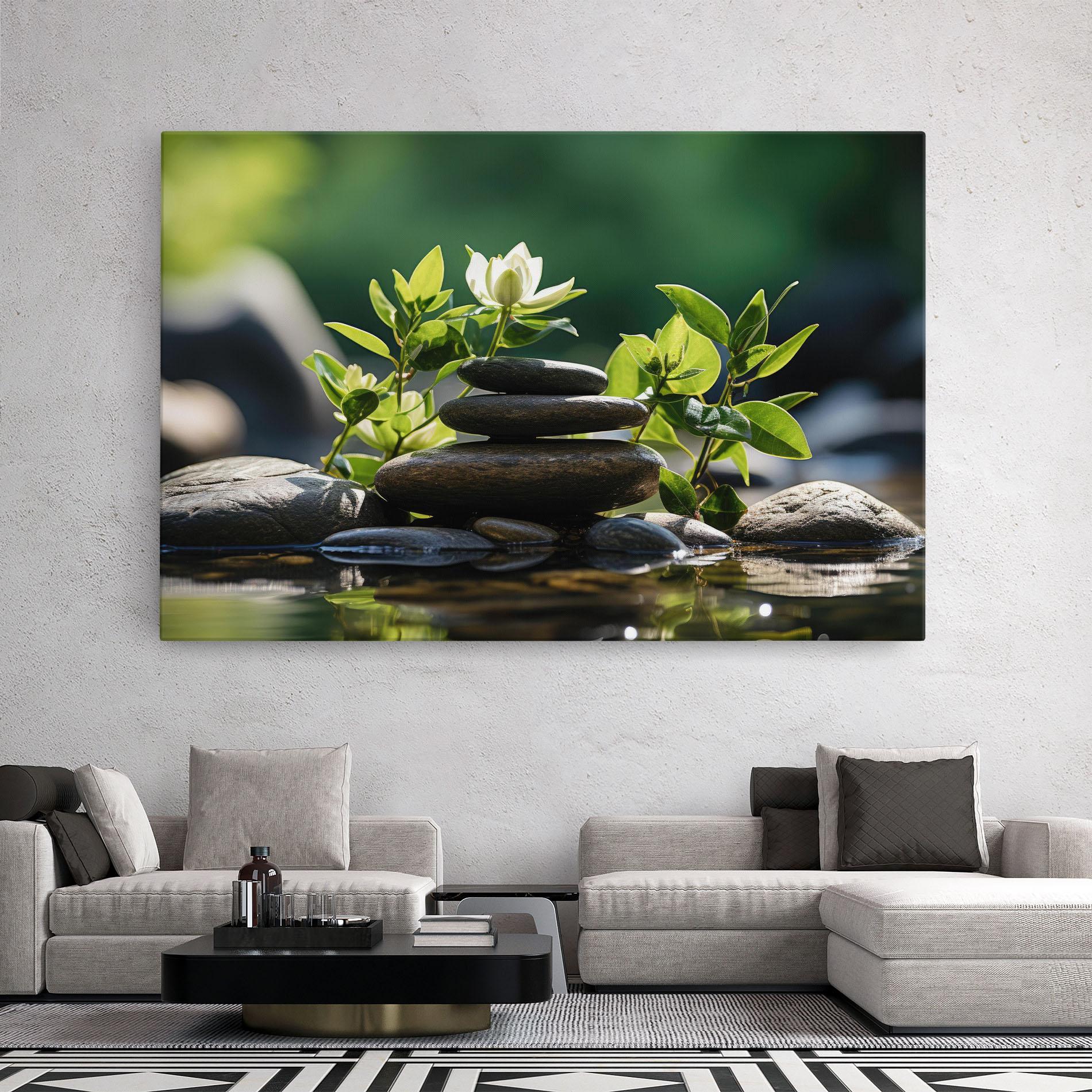 Leinwandbild Cinematic Stones mockup 2