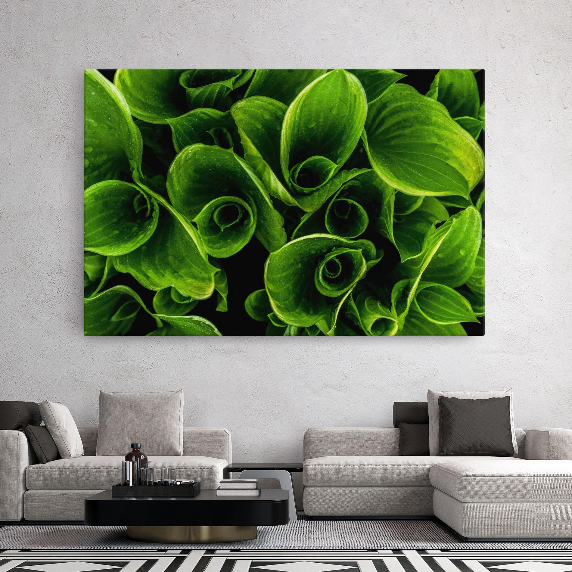 Leinwandbild Green Nature View mockup 2