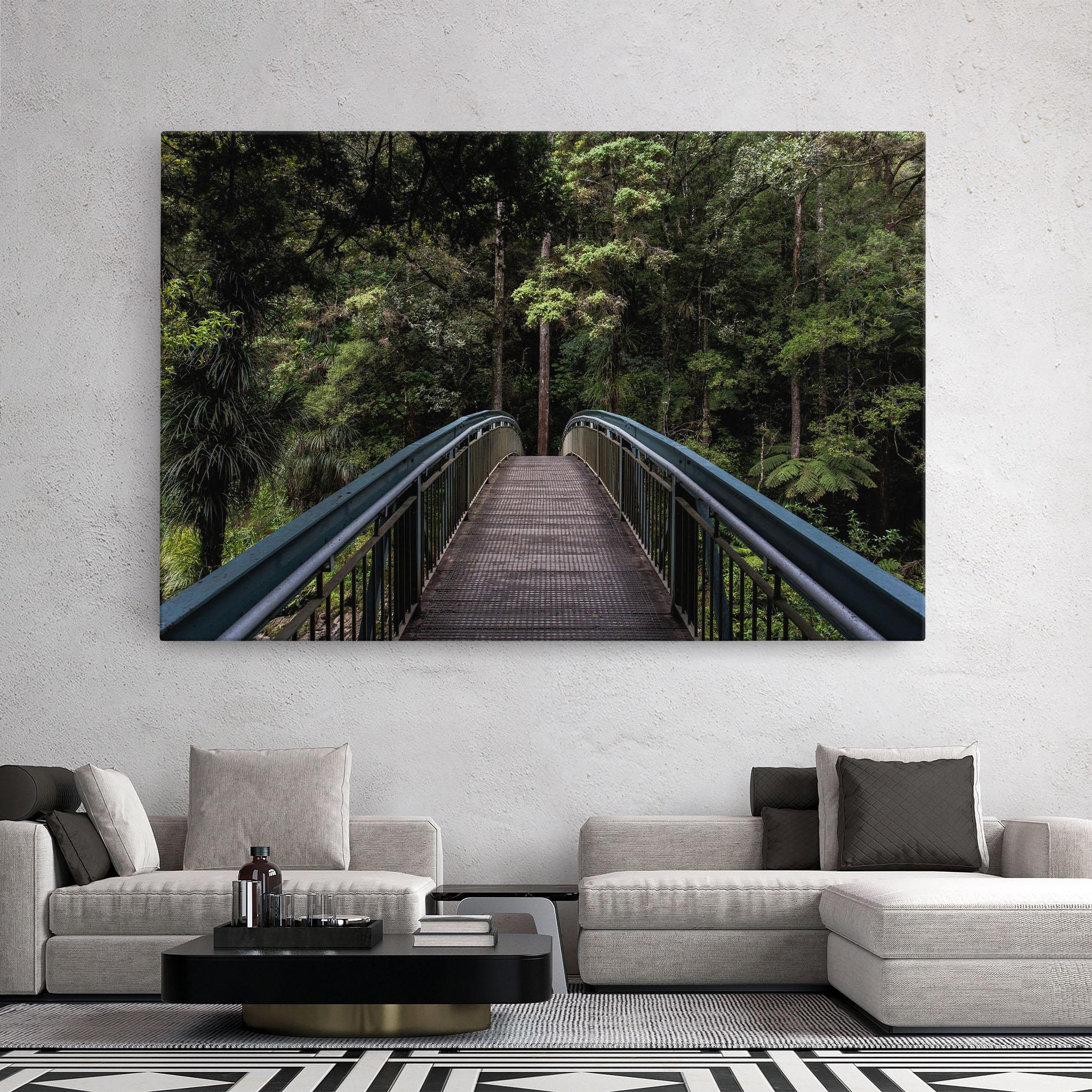 Leinwandbild Nature Bridge mockup 2
